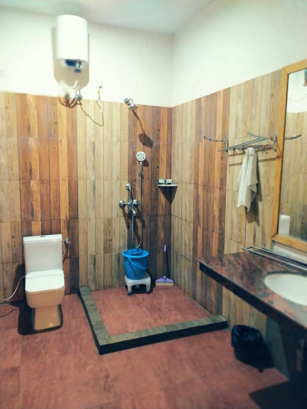 Bathroom in Vanasthali Jungle Resort Jim Corbett