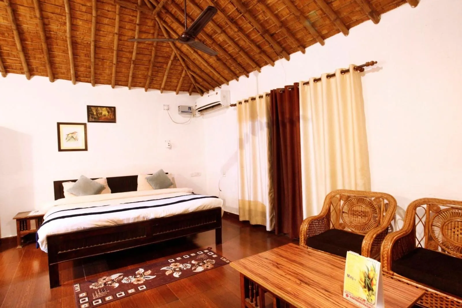 Bed in Vanasthali Jungle Resort Jim Corbett