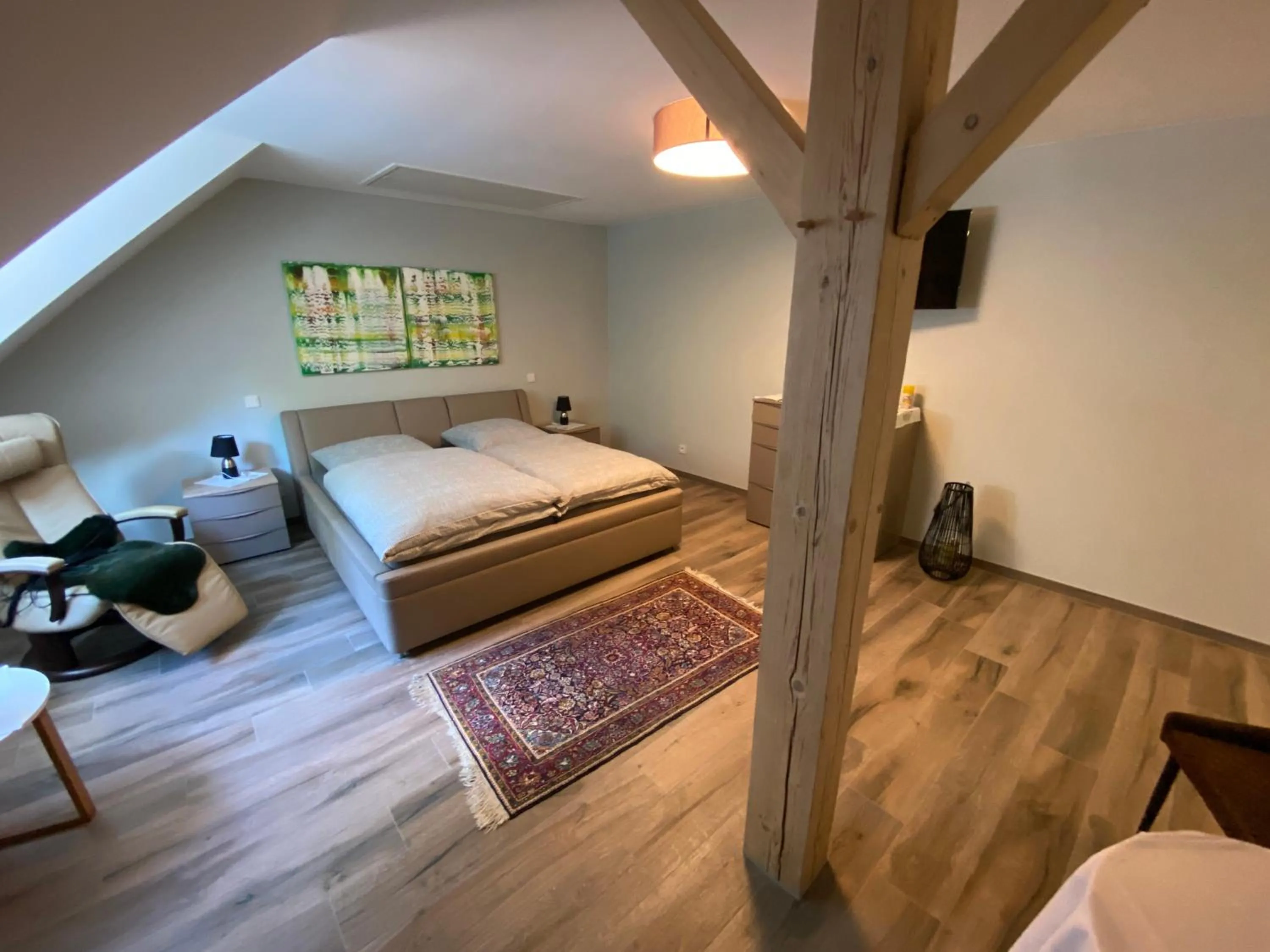 Bed in Waldhotel Am Jäger