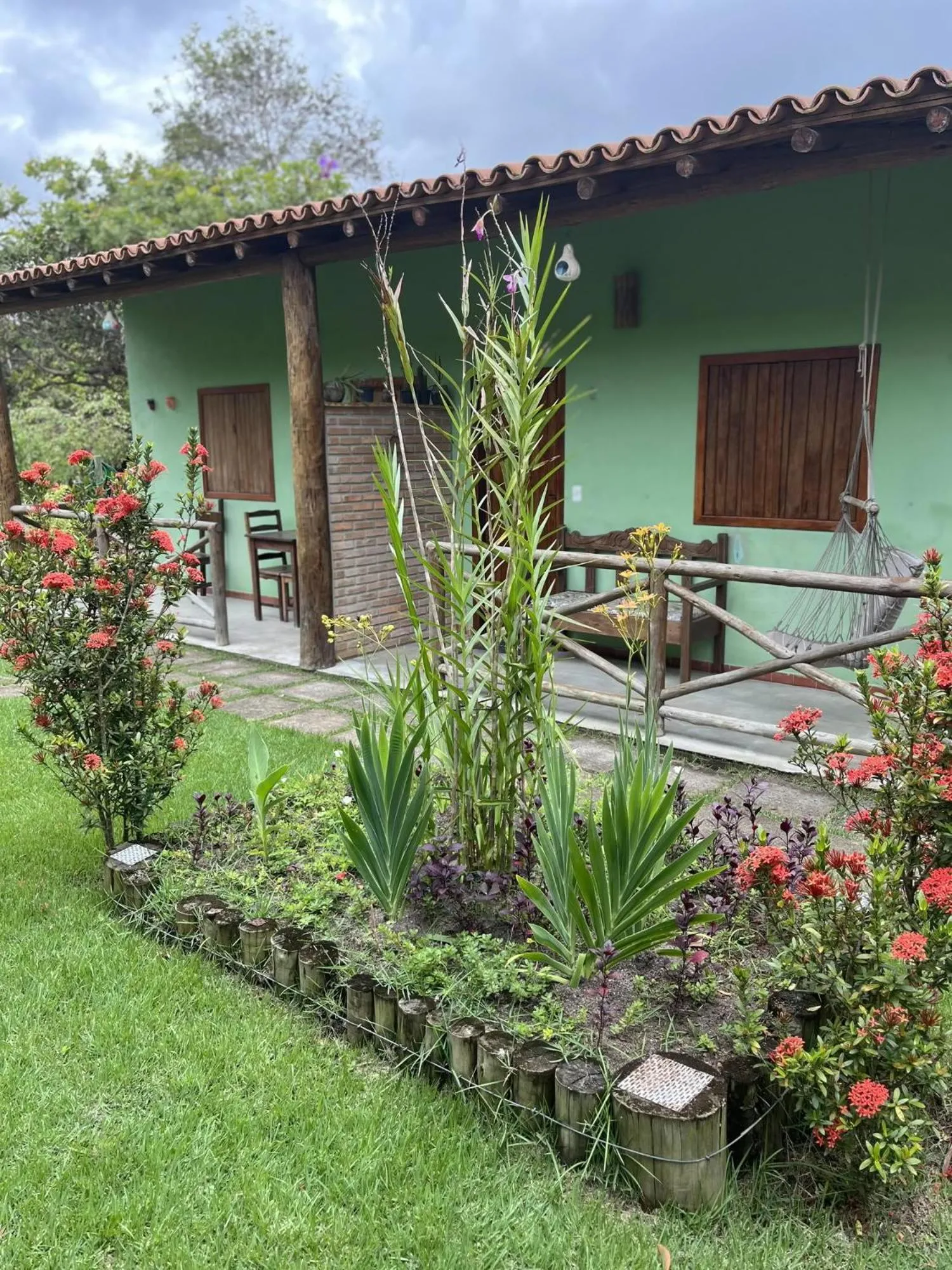 Garden in Pousada Luar de Caraíva