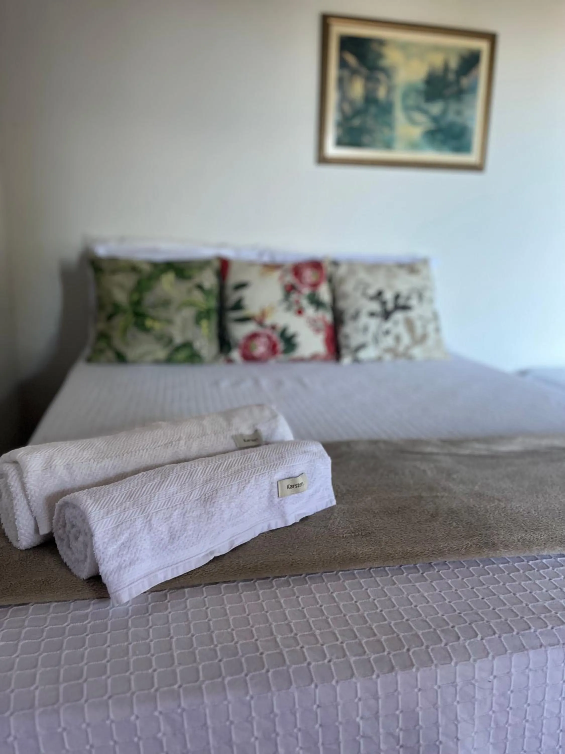 Bed in Pousada Luar de Caraíva