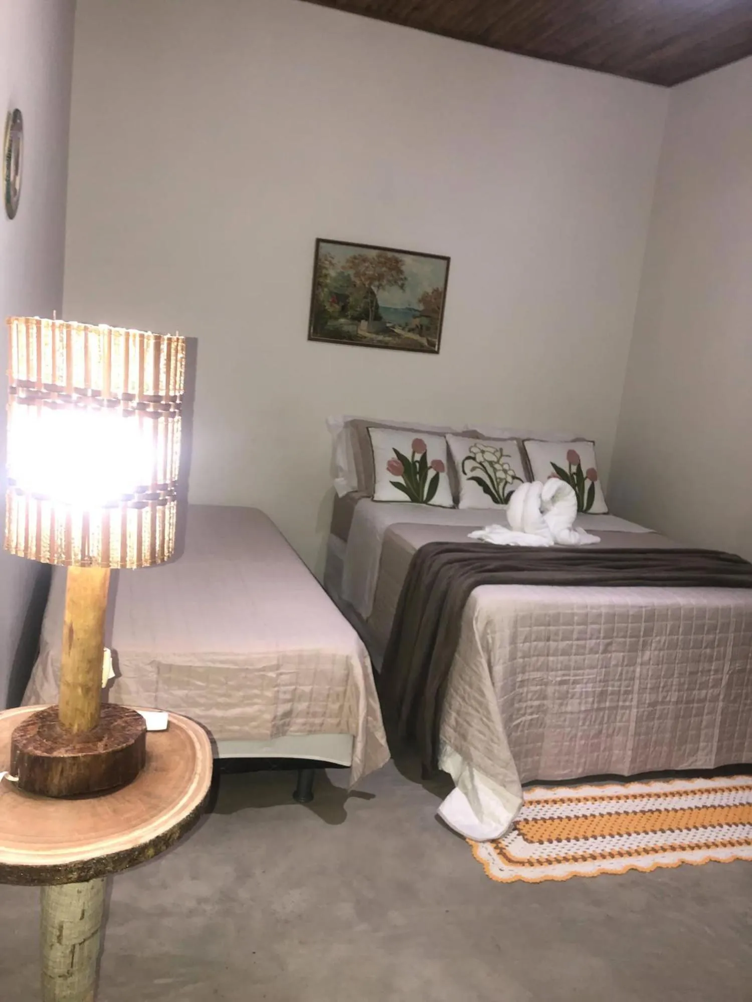 Bed in Pousada Luar de Caraíva