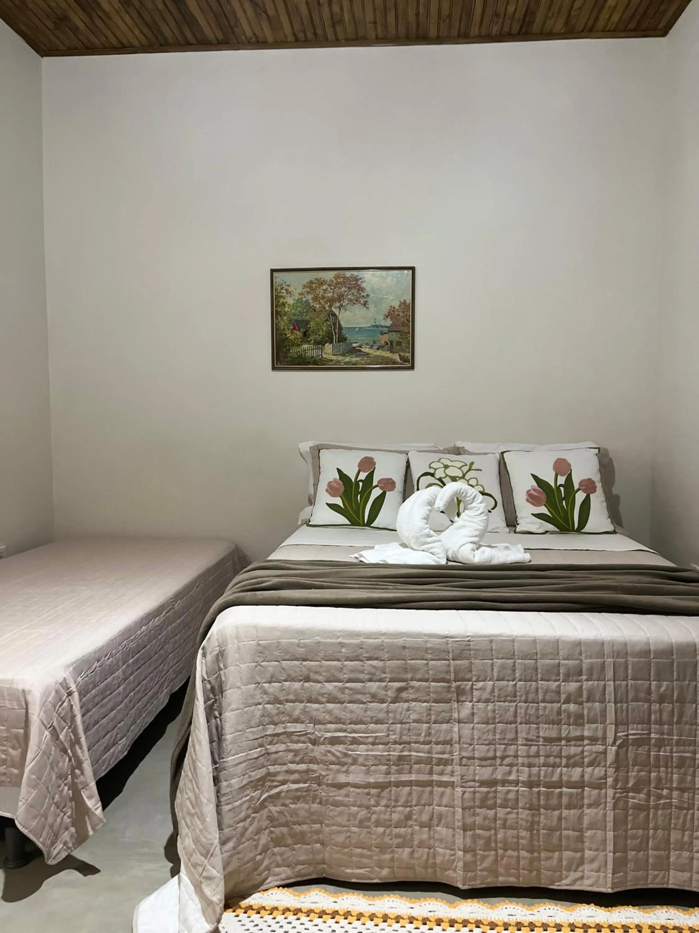 Bed in Pousada Luar de Caraíva