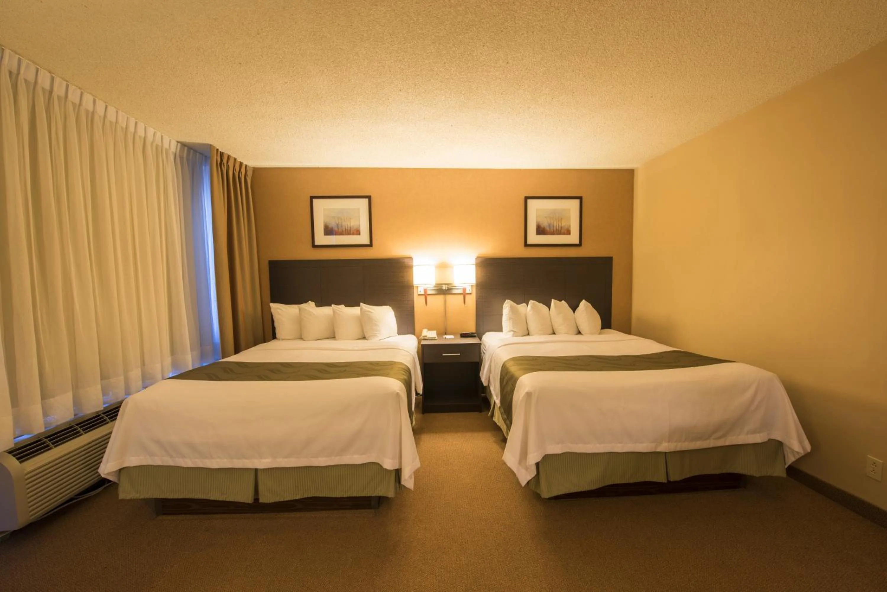 Bed in Quality Inn & Suites PE Trudeau Airport