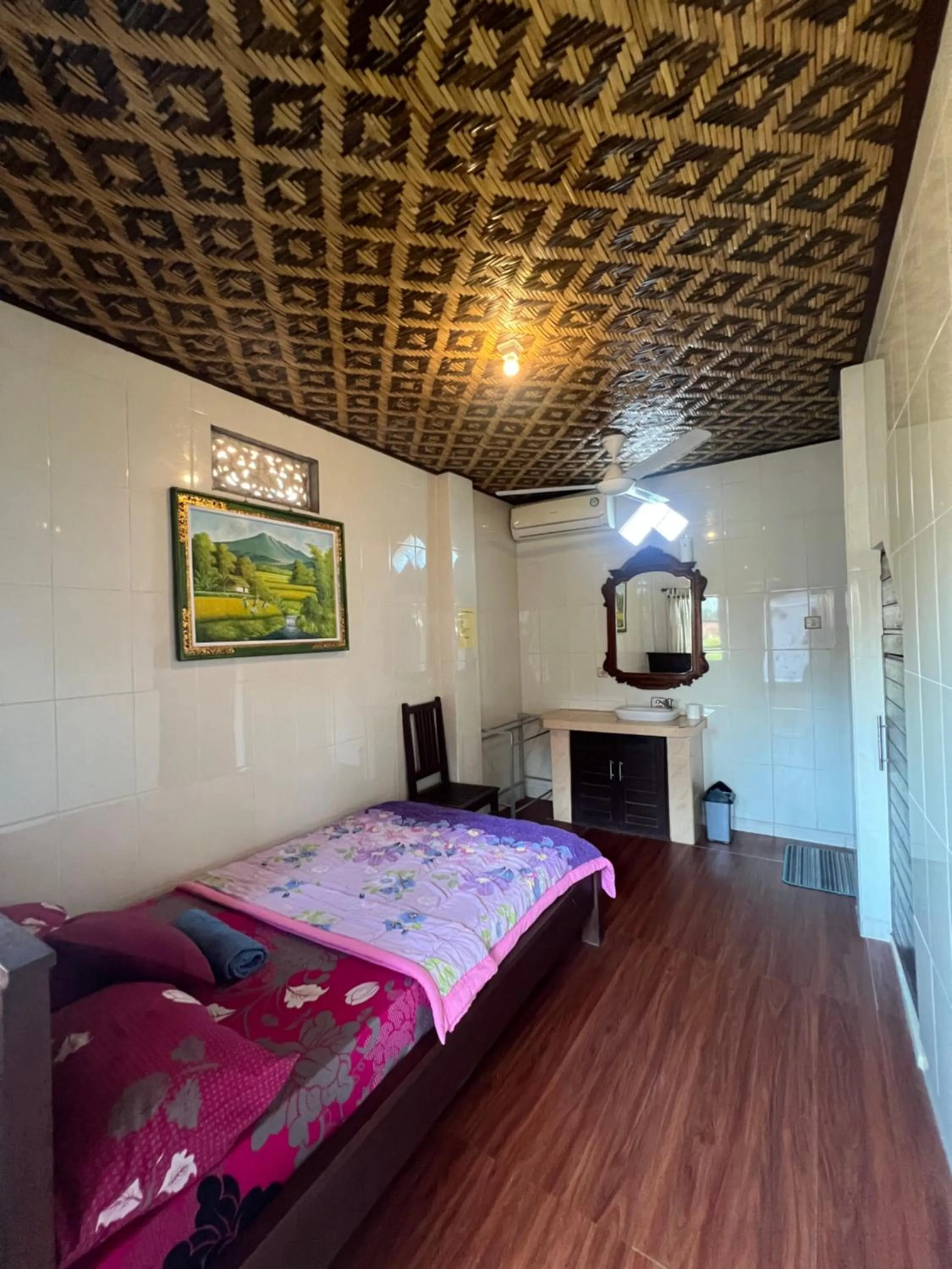 Bed in Banana Home Stay Ubud