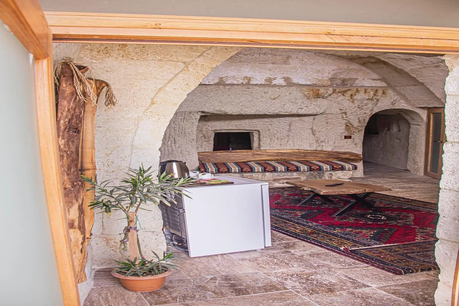 Living room in Junior Ottoman Cave