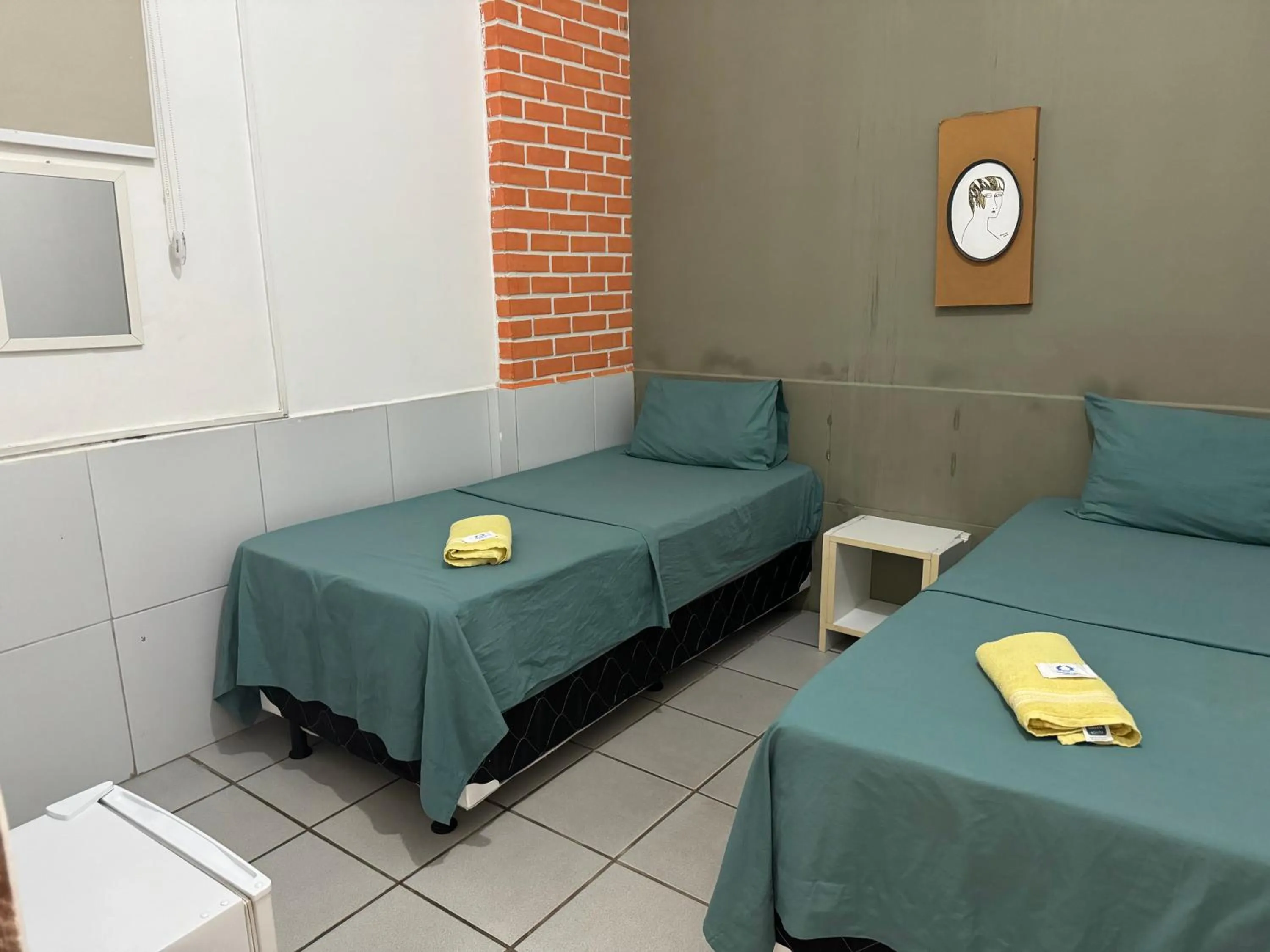 Bed in Casa Recife Pousada