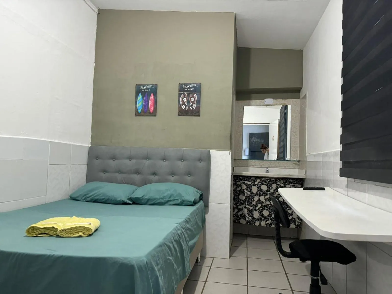 Bed in Casa Recife Pousada