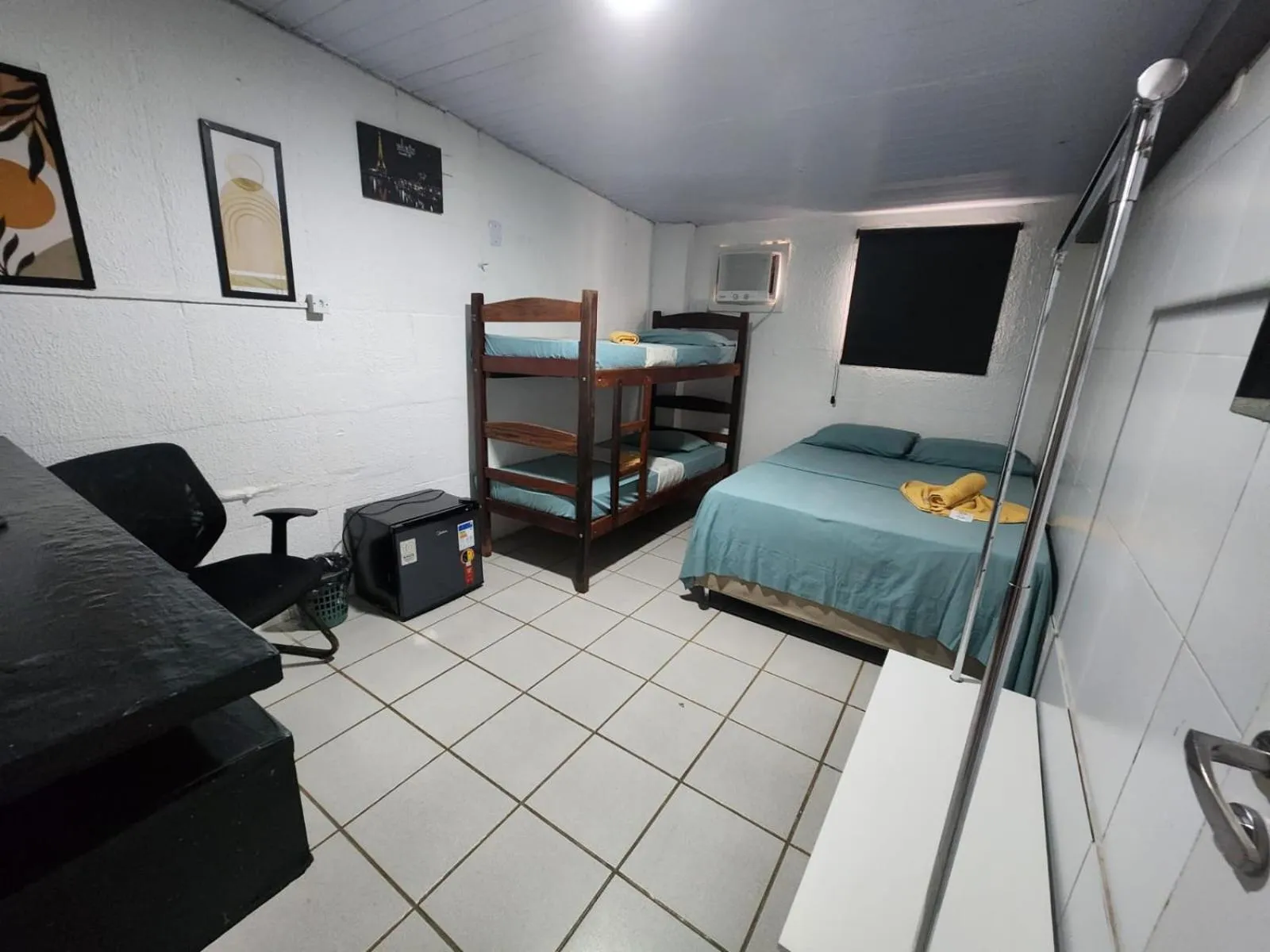 Bed in Casa Recife Pousada