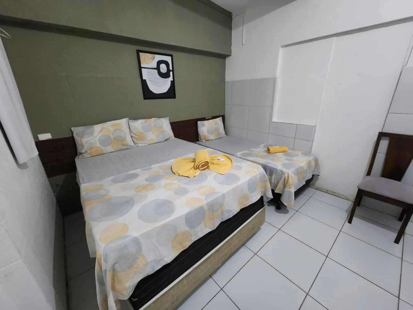 Bed in Casa Recife Pousada