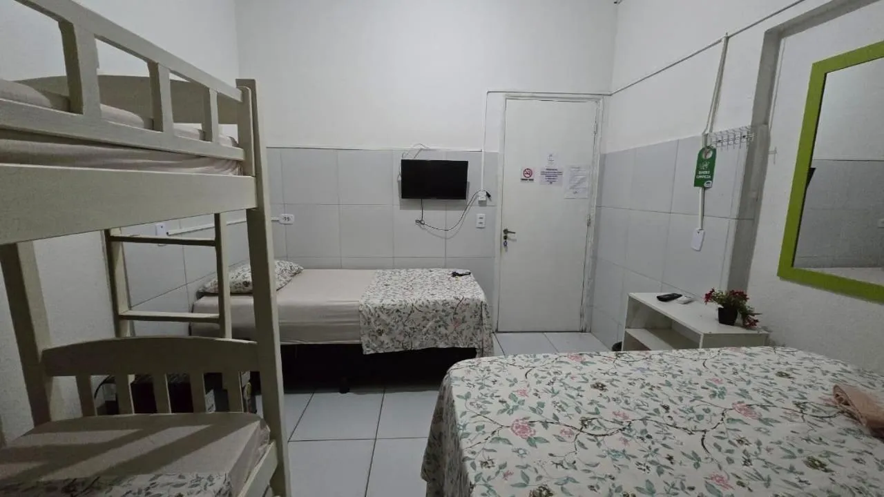 Bed in Casa Recife Pousada