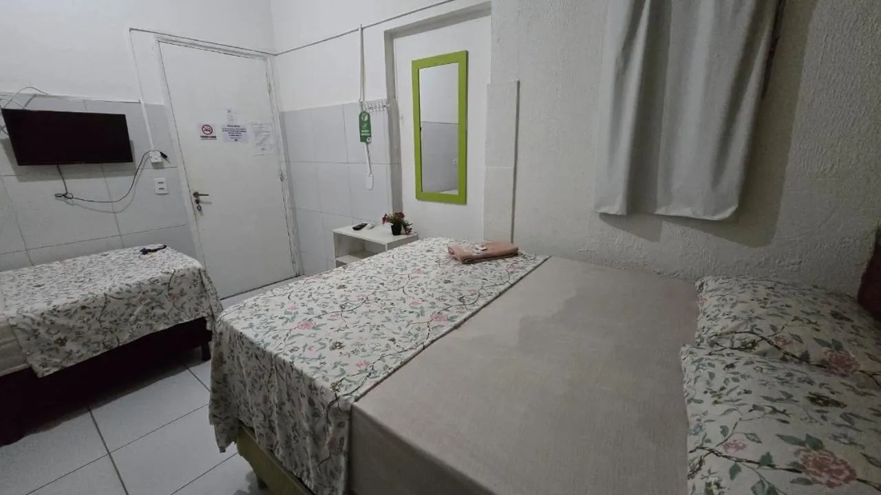 Bed in Casa Recife Pousada