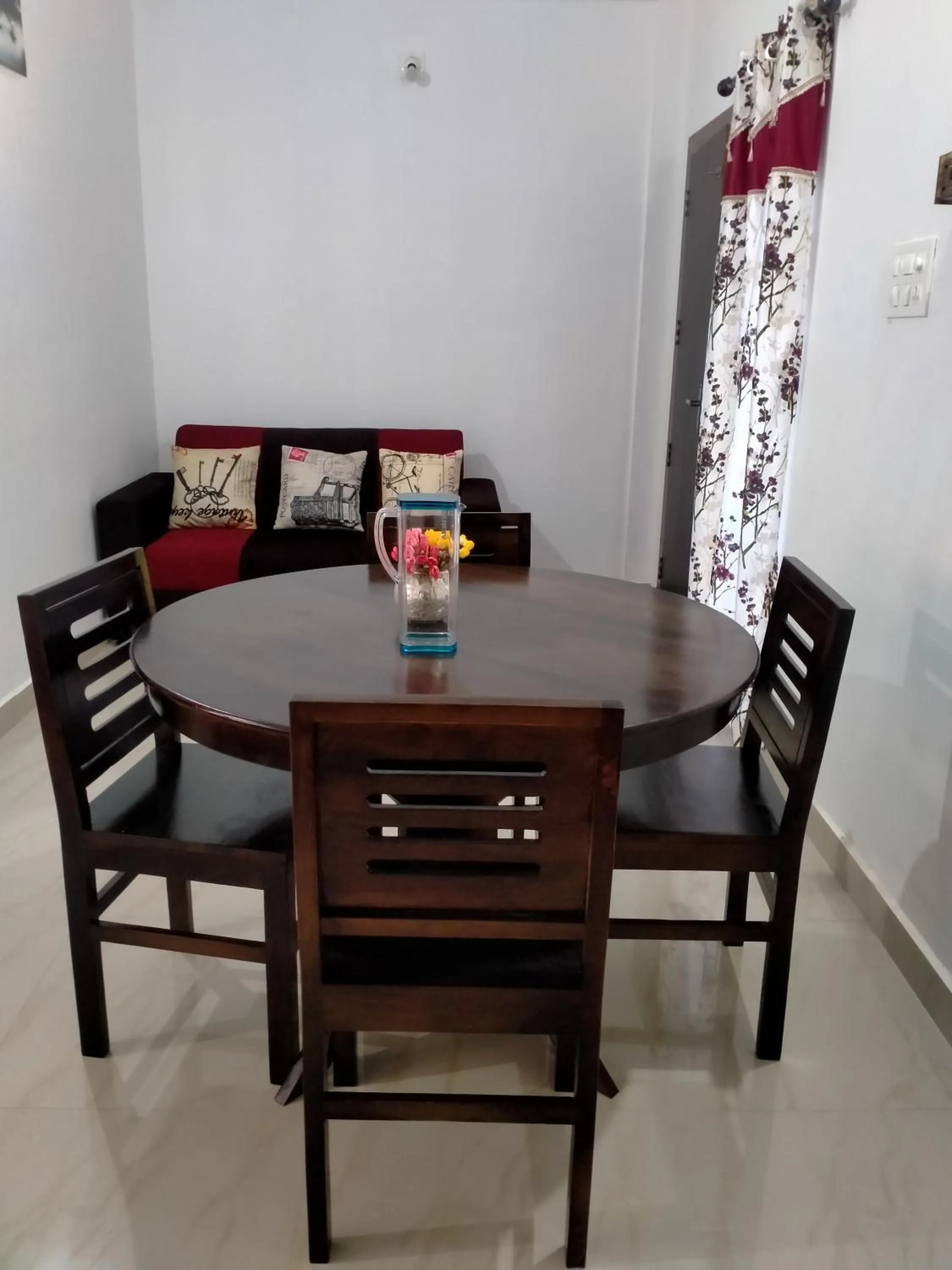 Dining area in Bethel Service Villa, Mananthavady, Wayanad