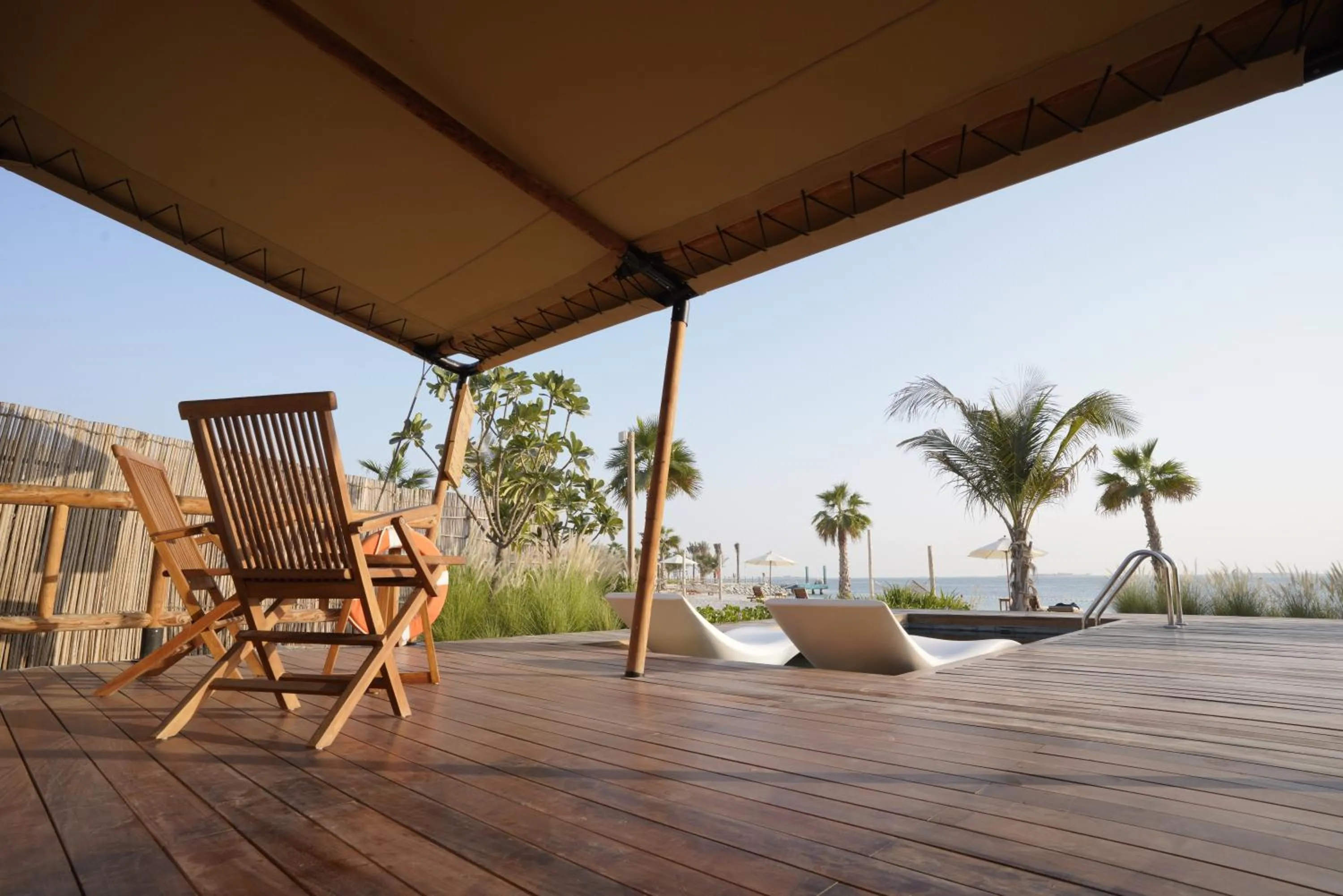 Patio in Bab Al Nojoum Hudayriyat Camp