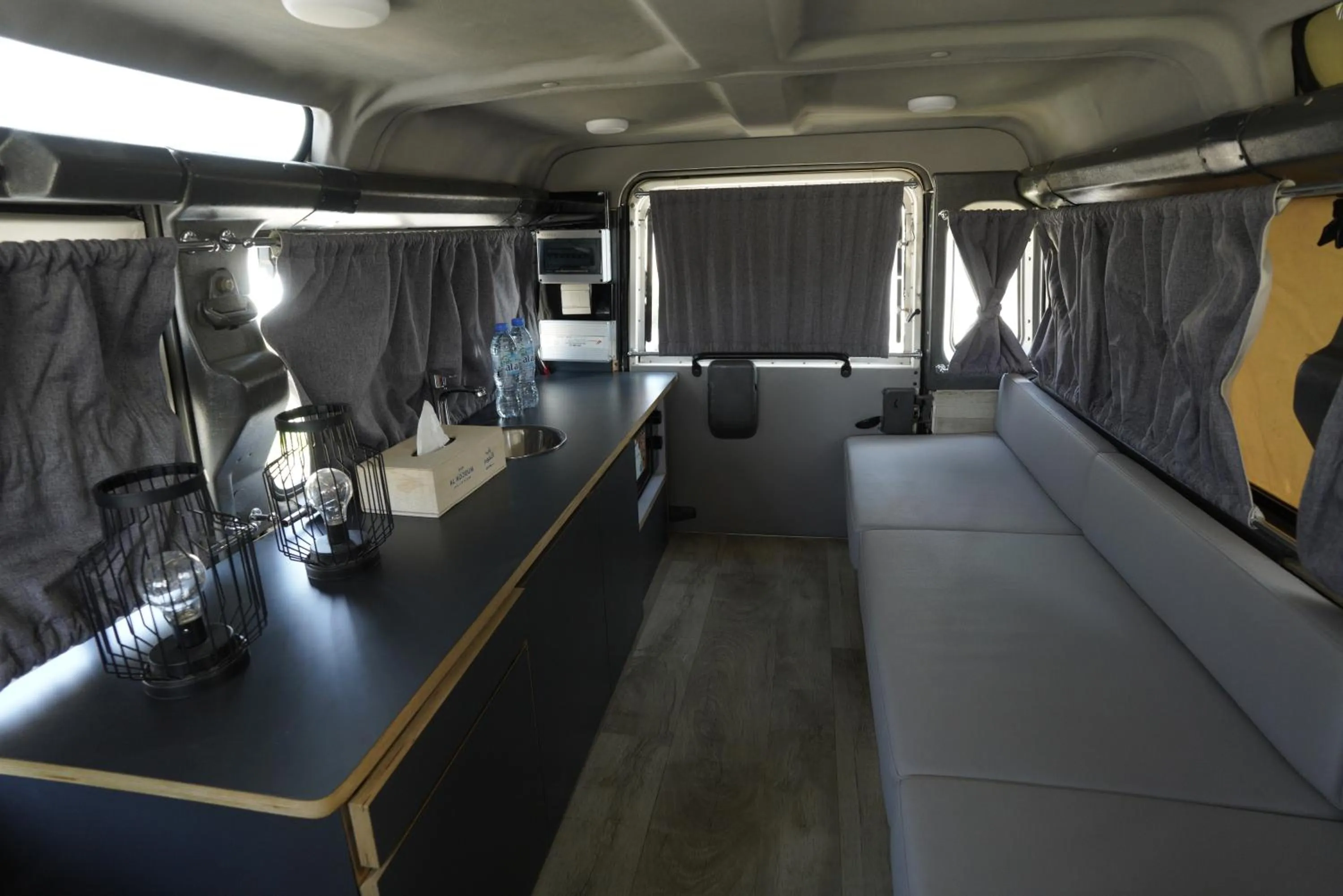 Living room in Bab Al Nojoum Hudayriyat Camp