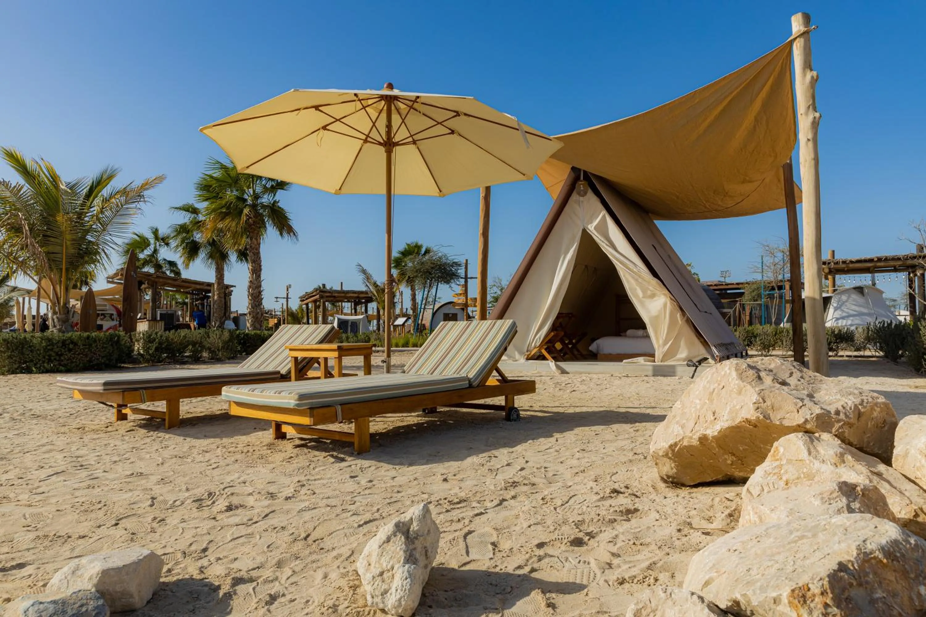 Patio in Bab Al Nojoum Hudayriyat Camp