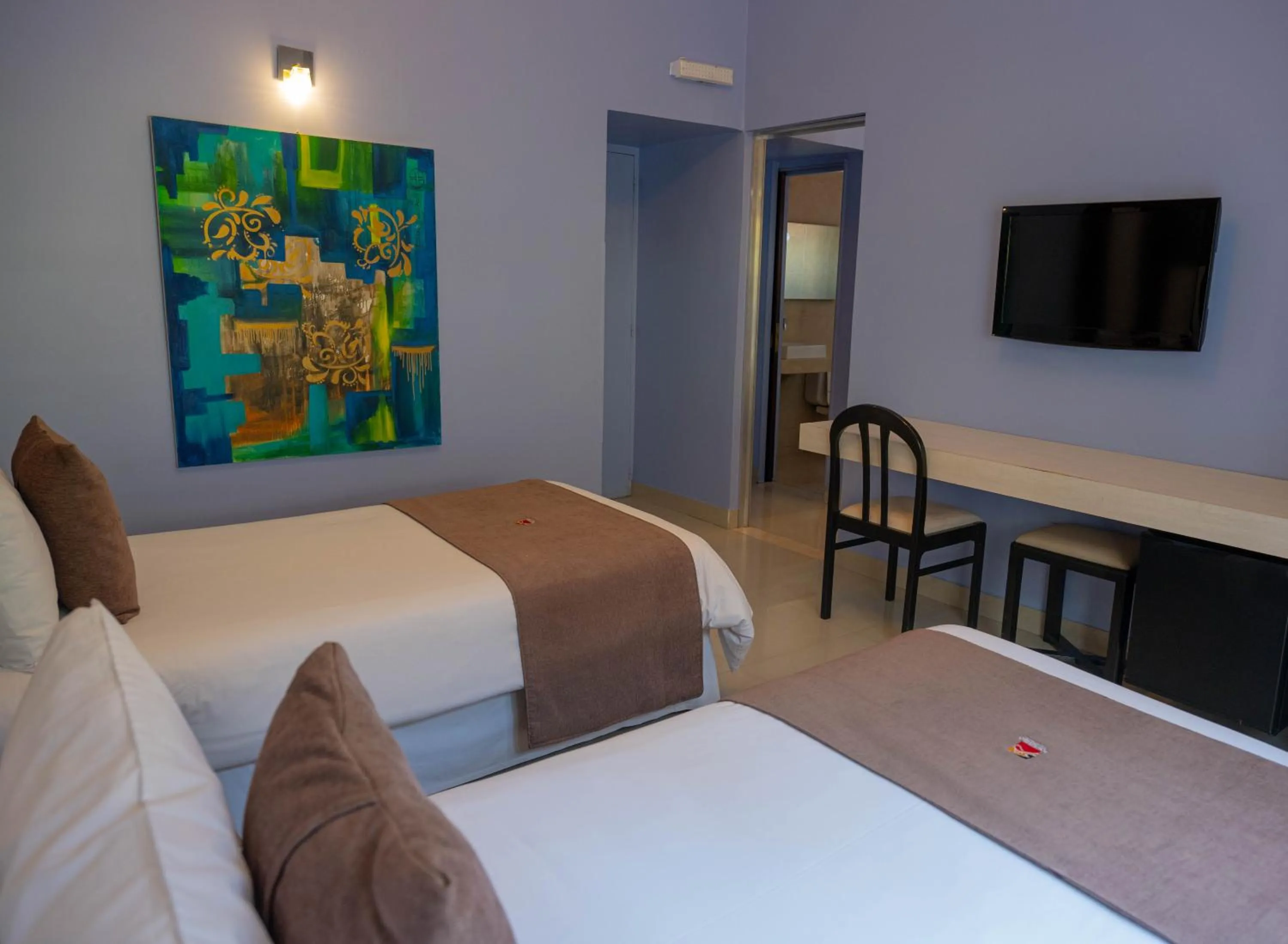 Bed in Portezuelo Hotel