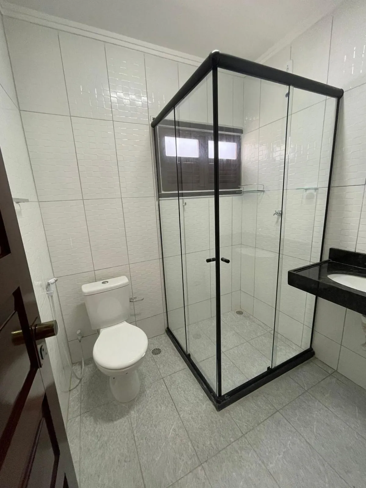 Shower in Pousada La Riviera - Pé na areia e Passeios em Maragogi