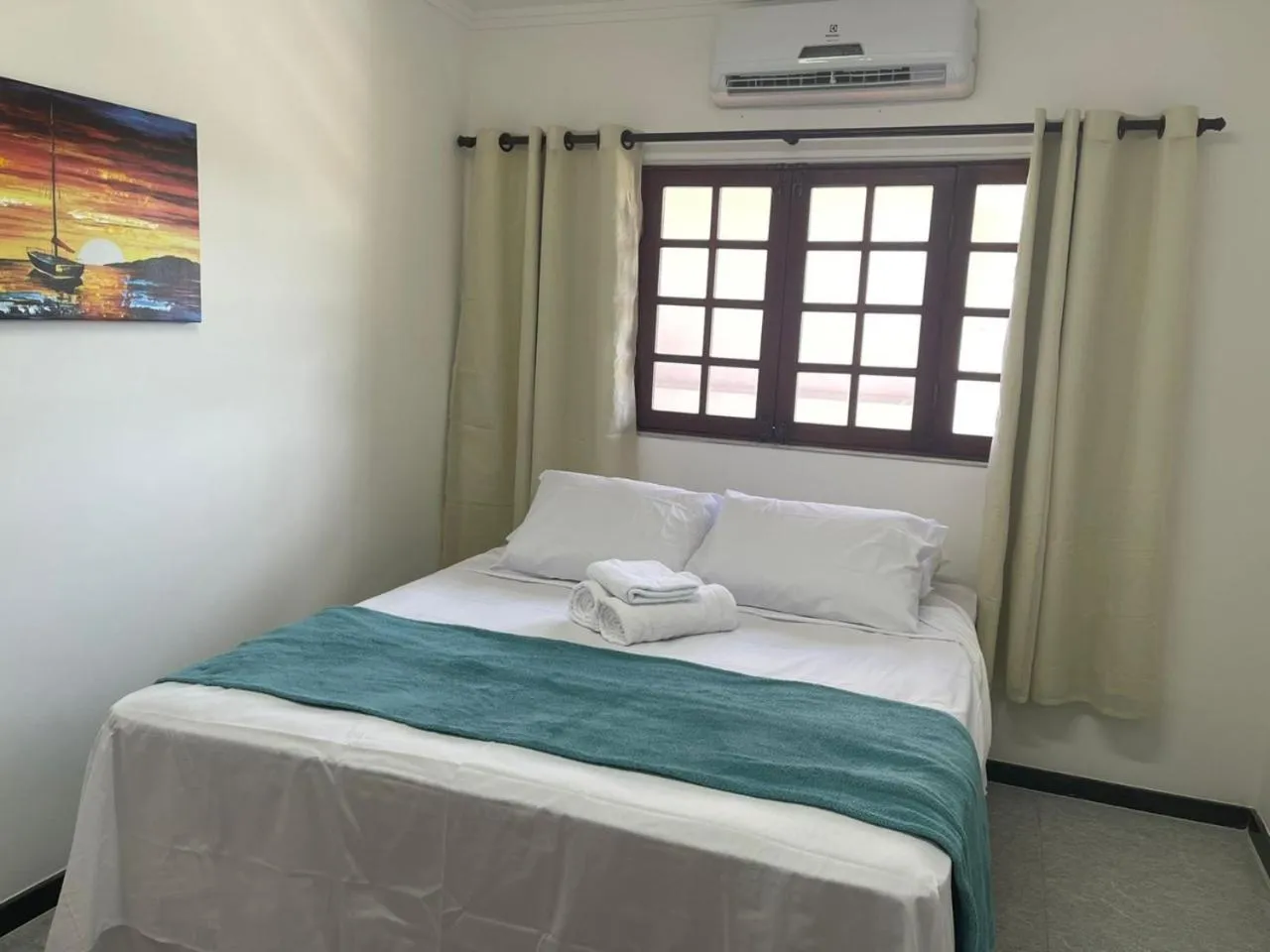 Bed in Pousada La Riviera - Pé na areia e Passeios em Maragogi