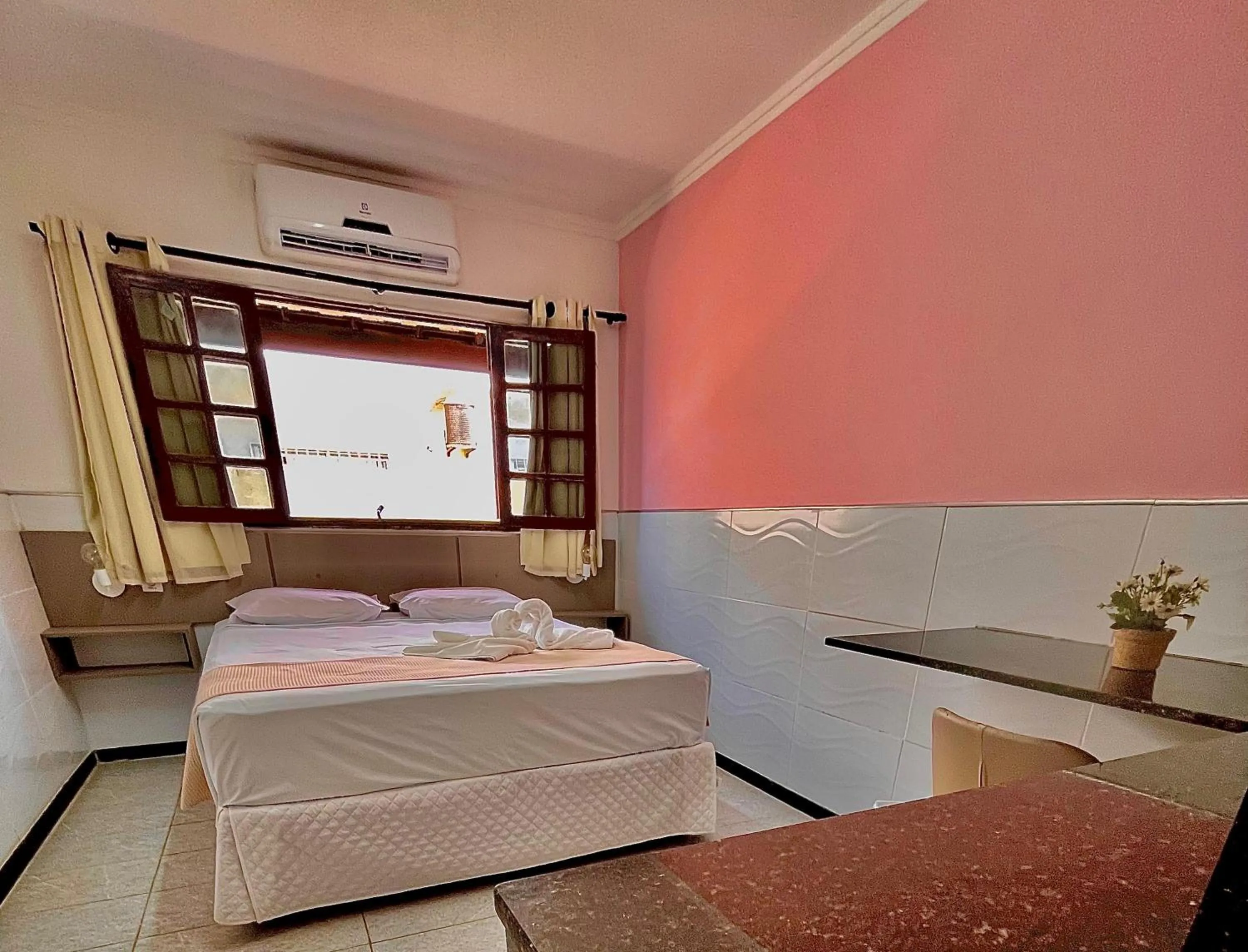 Bed in Pousada La Riviera - Pé na areia e Passeios em Maragogi