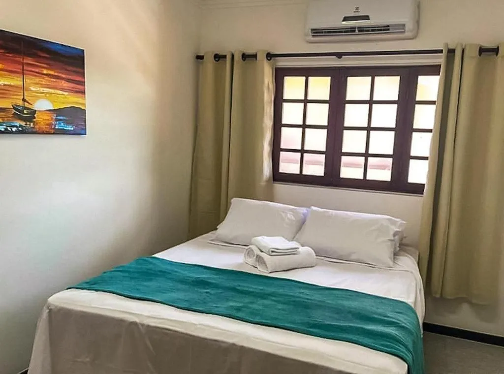 Bed in Pousada La Riviera - Pé na areia e Passeios em Maragogi