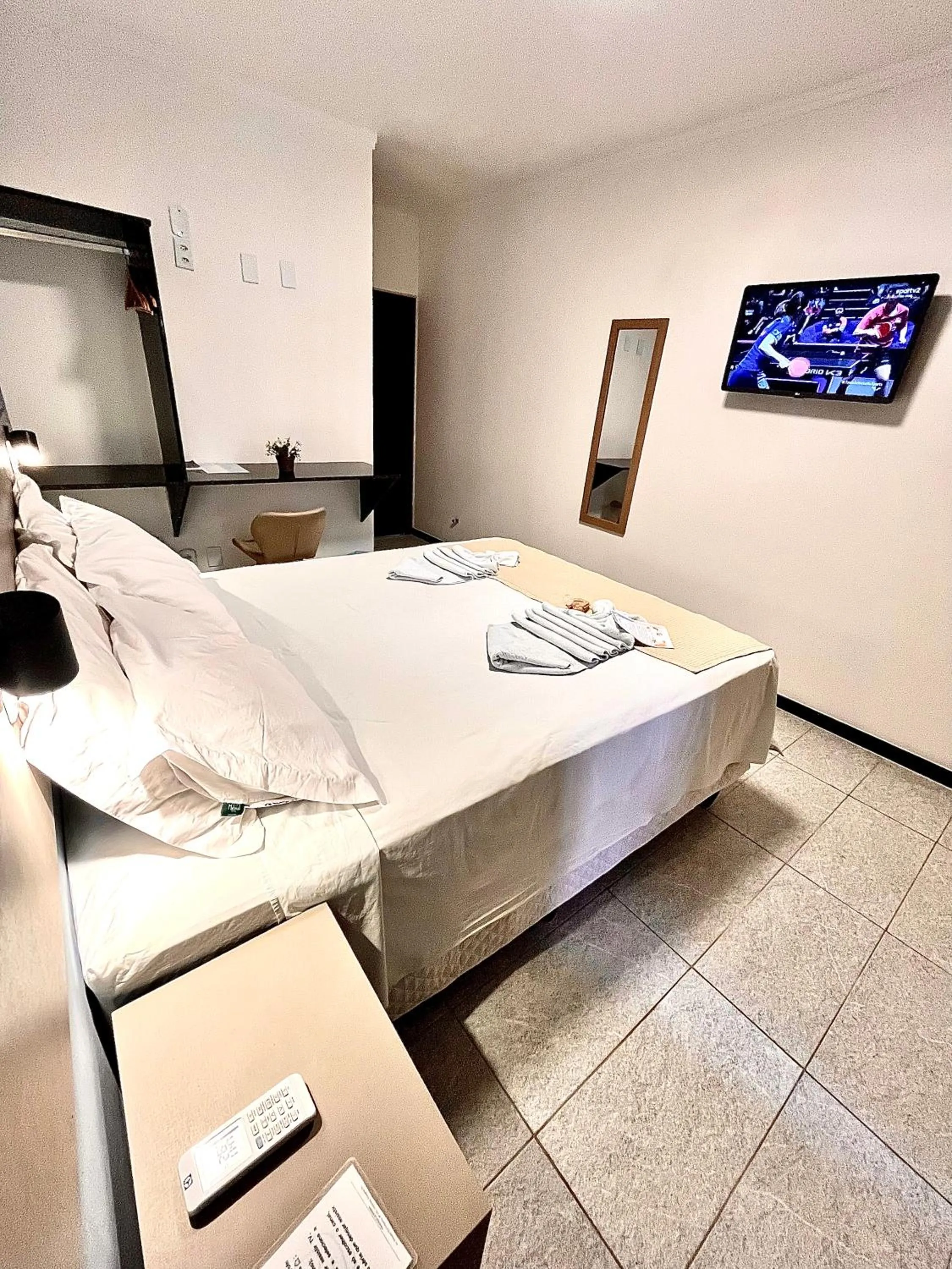 Bed in Pousada La Riviera - Pé na areia e Passeios em Maragogi