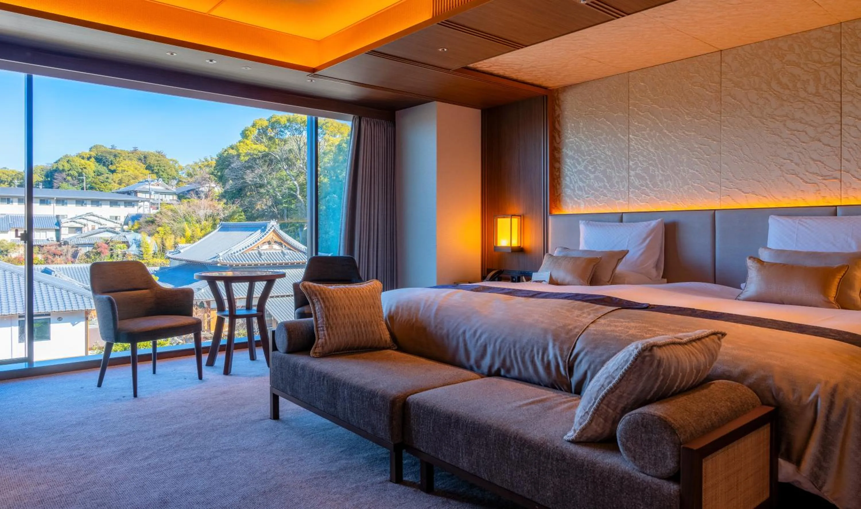 Photo of the whole room, Bed in Hotel Okura Kyoto Okazaki Bettei