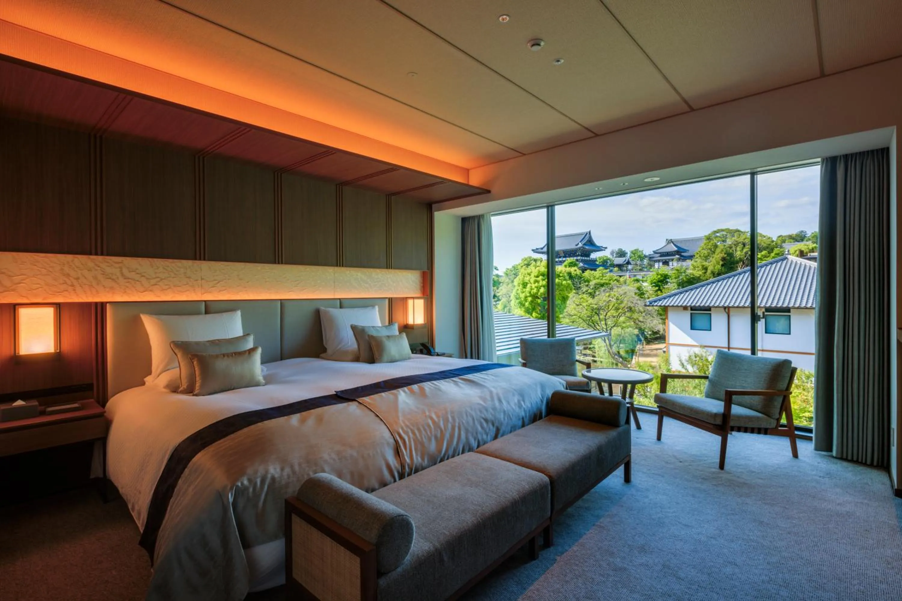 Photo of the whole room, Bed in Hotel Okura Kyoto Okazaki Bettei