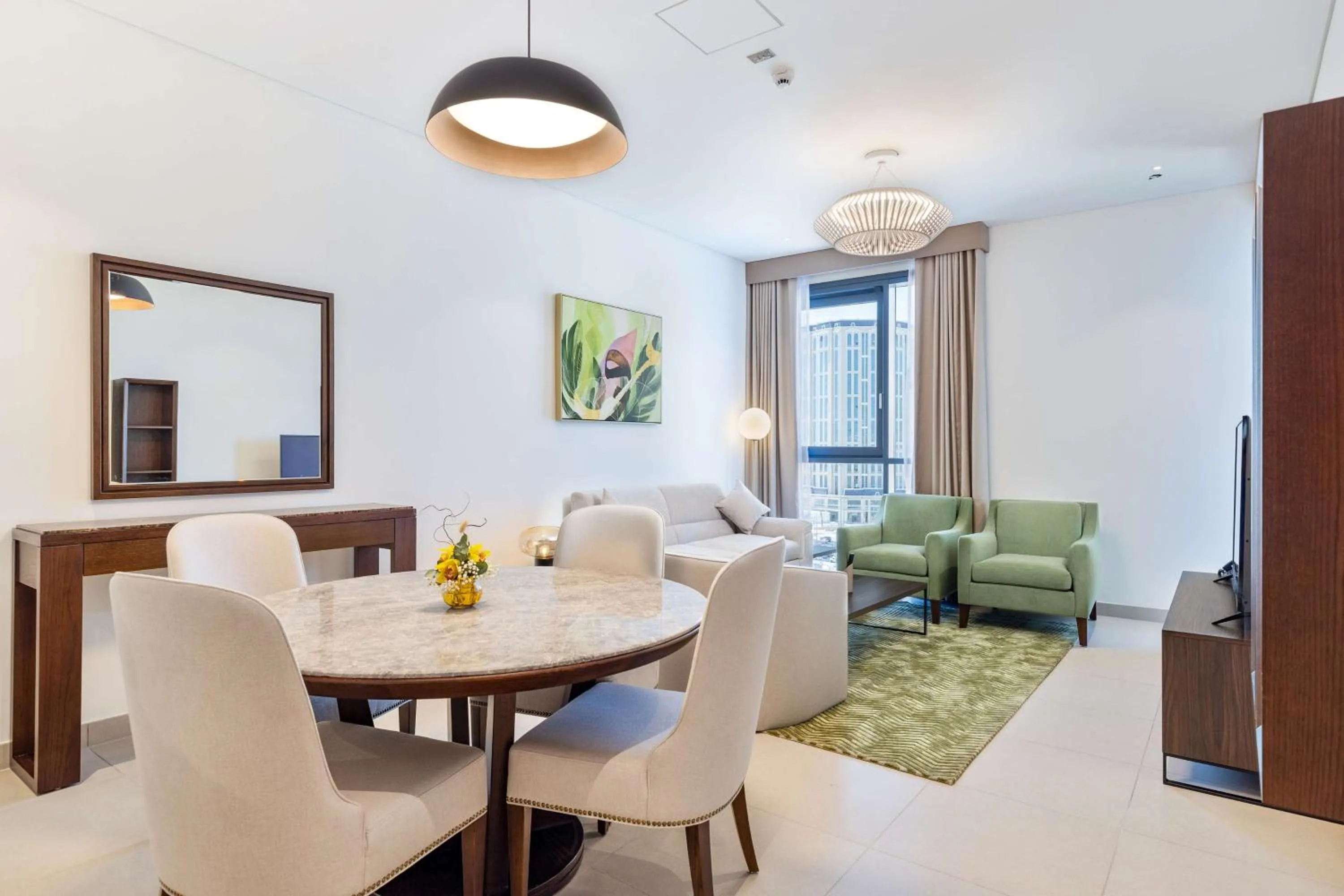 Living room in DoubleTree by Hilton Doha Downtown