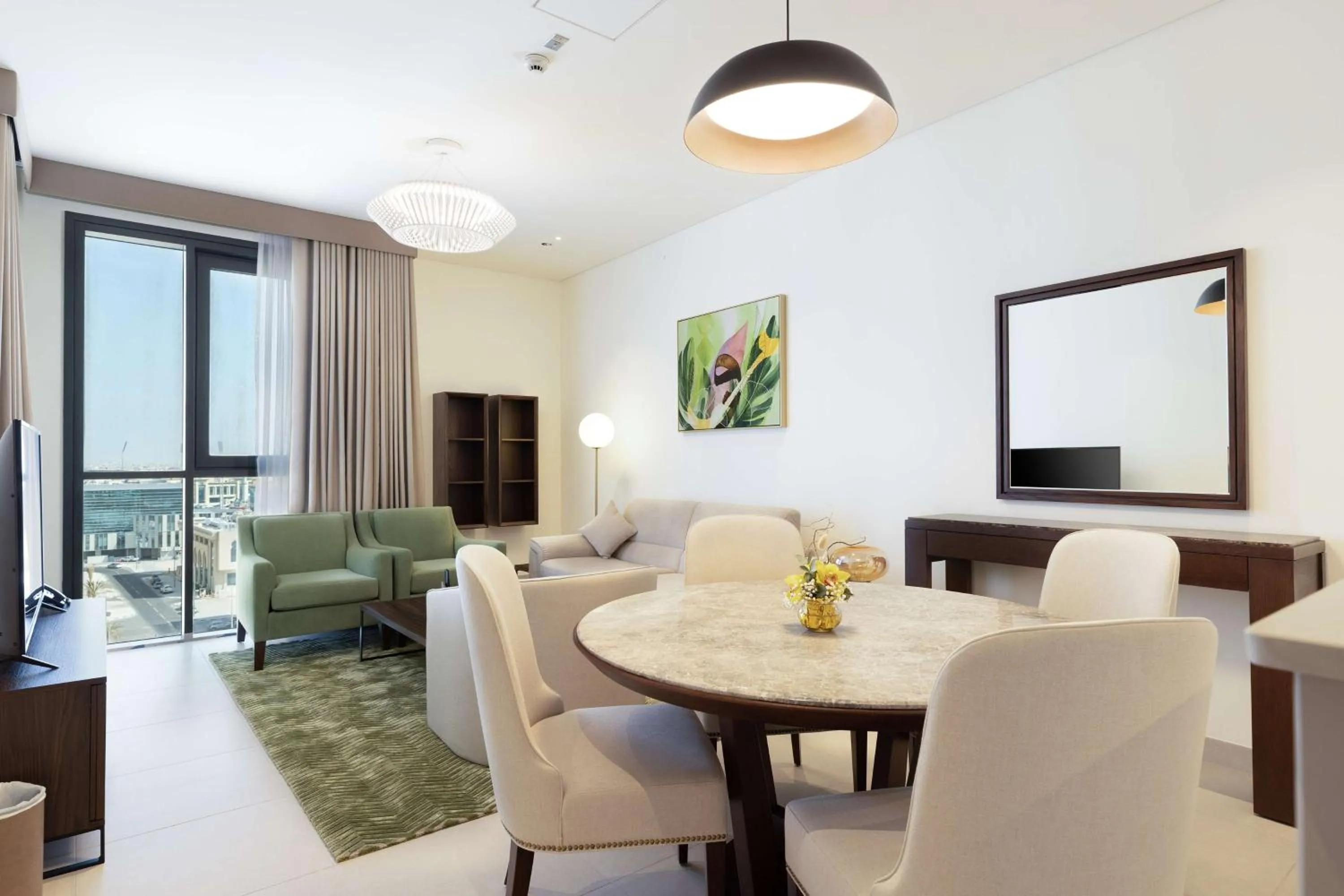 Living room in DoubleTree by Hilton Doha Downtown