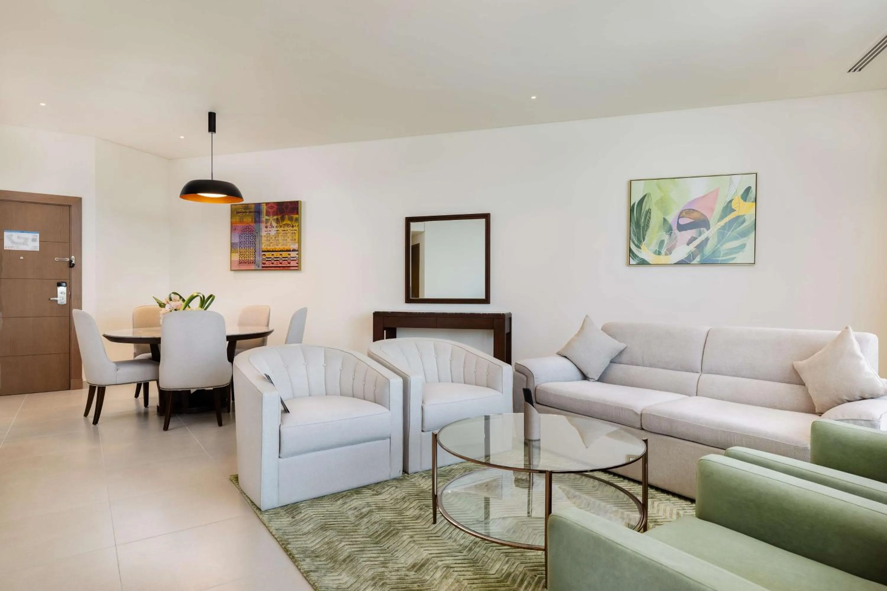 Living room in DoubleTree by Hilton Doha Downtown