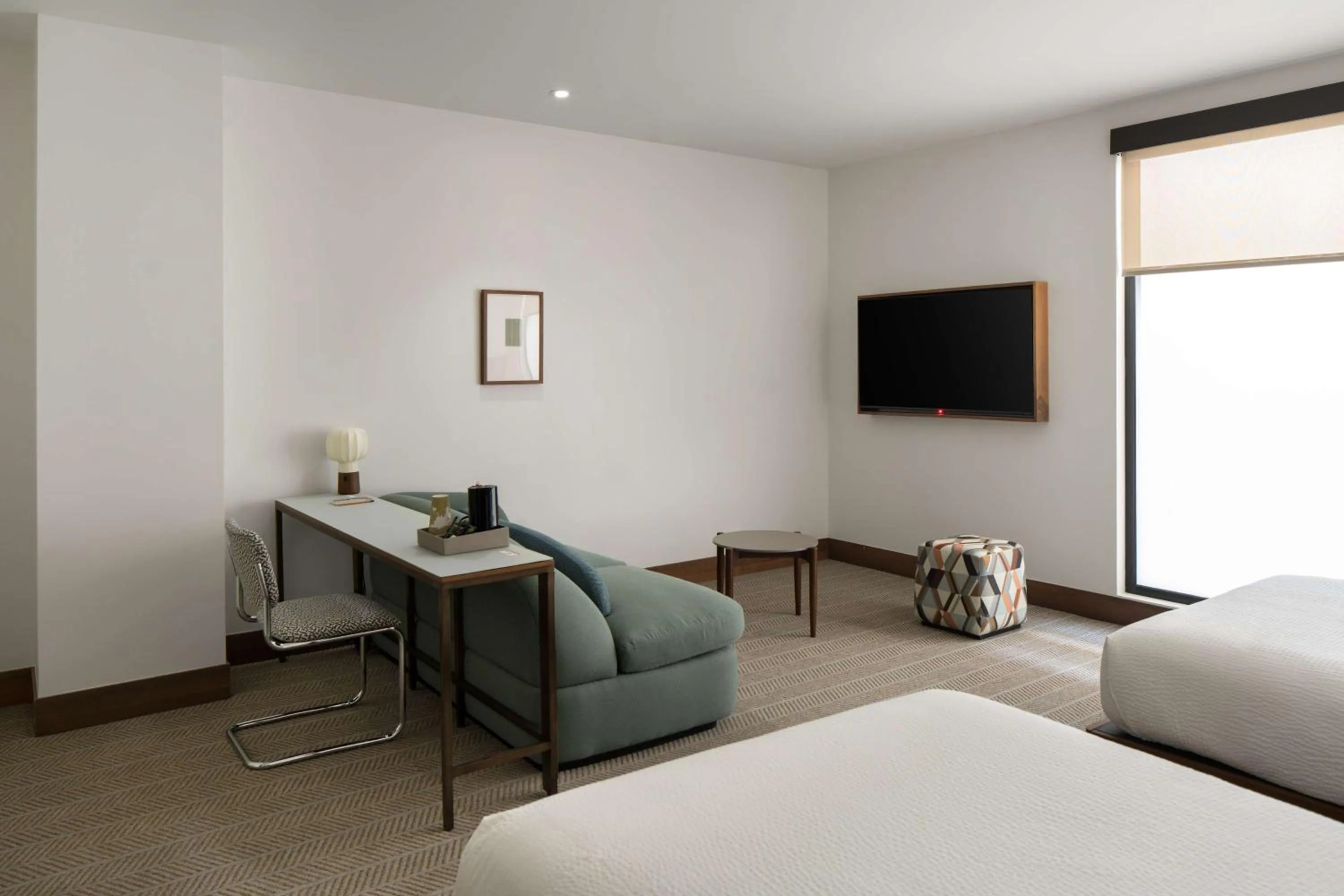 Bedroom, Bed in Hotel Marcel New Haven, Tapestry Collection By Hilton