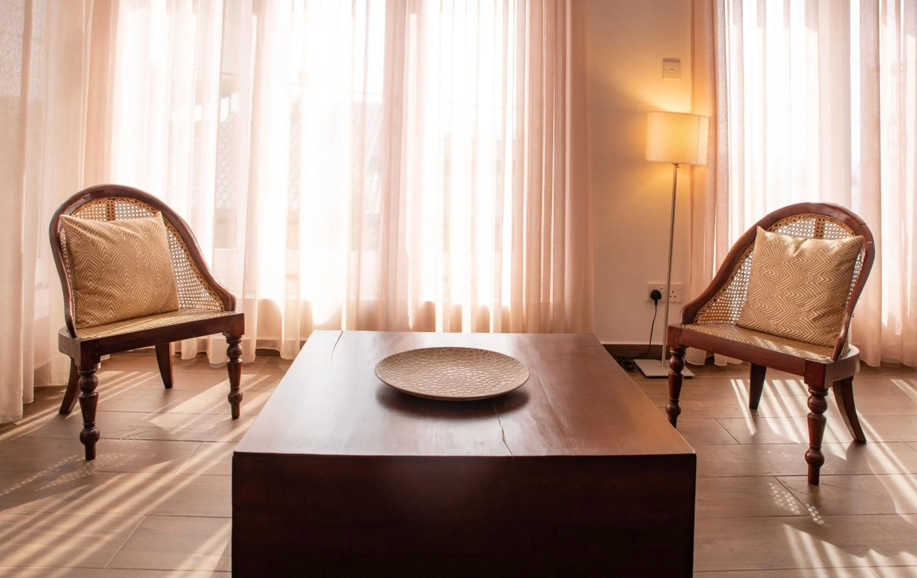 Seating area in Swarga Villa