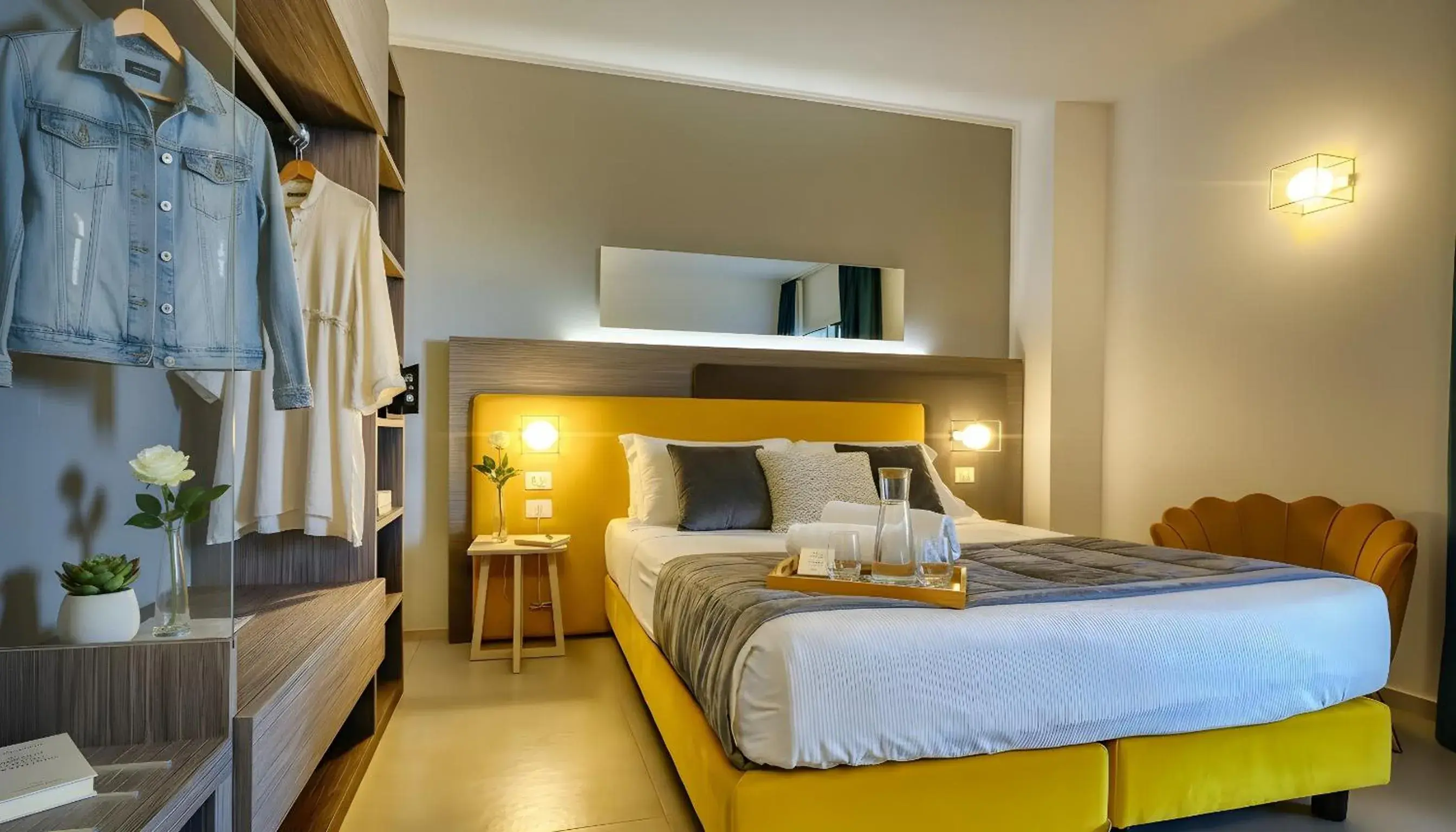 Comfort Double Room with Terrace and Sea View in Resort La Battigia Beach & Spa Comfort Double Room with Terrace and Sea View in Resort La Battigia Beach & Spa