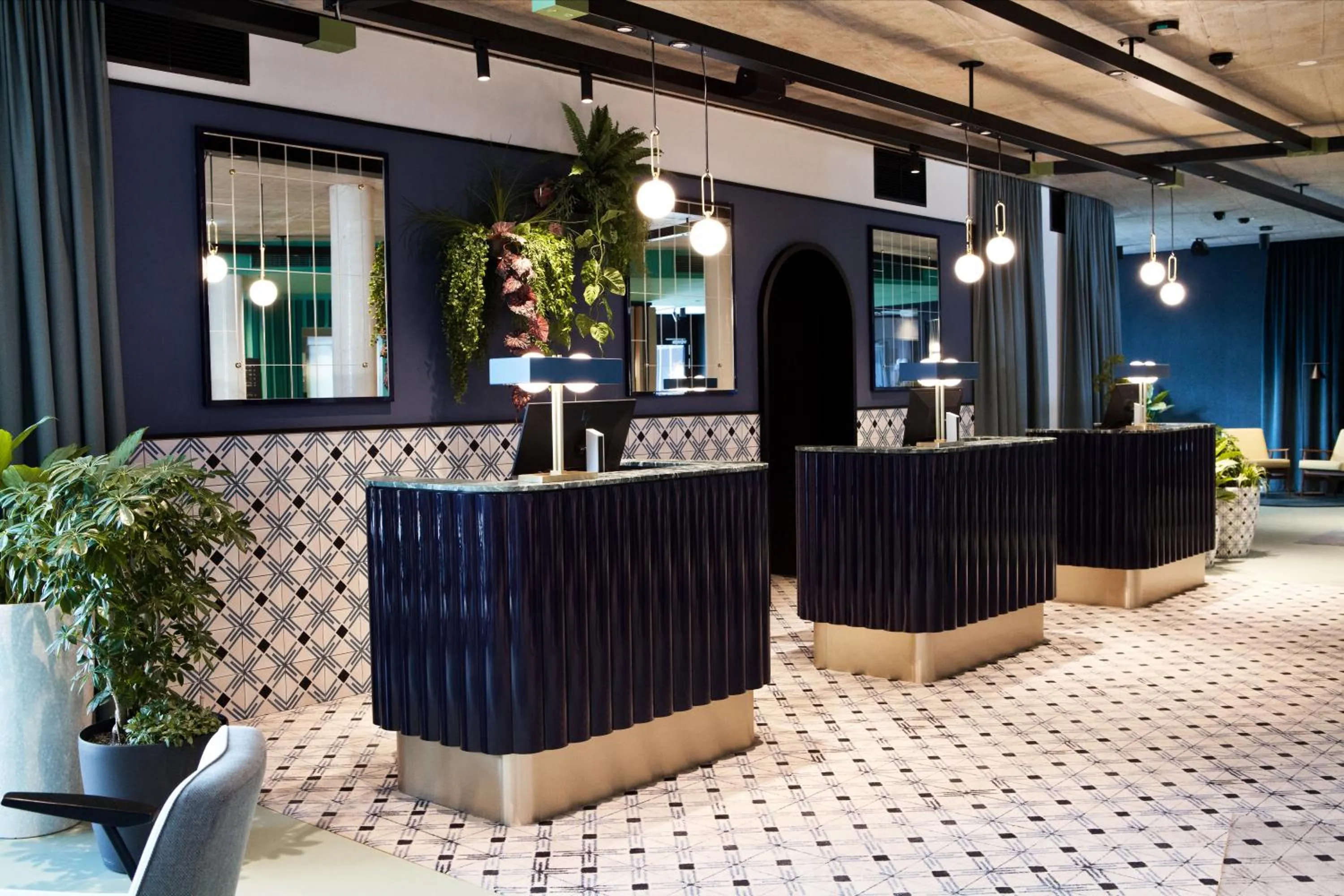 Lobby or reception in Hotel Indigo Vienna - Naschmarkt by IHG