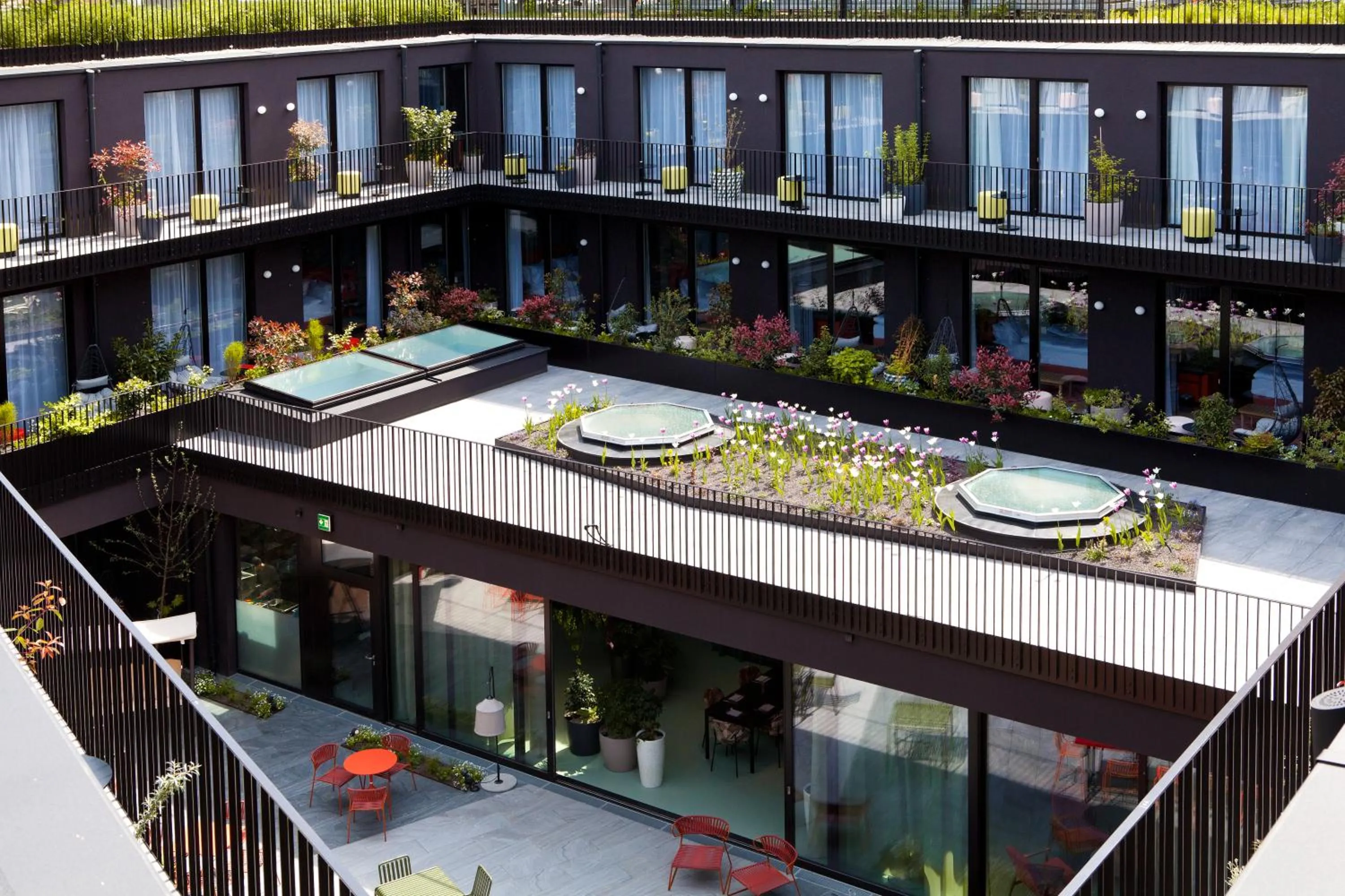 Patio in Hotel Indigo Vienna - Naschmarkt by IHG