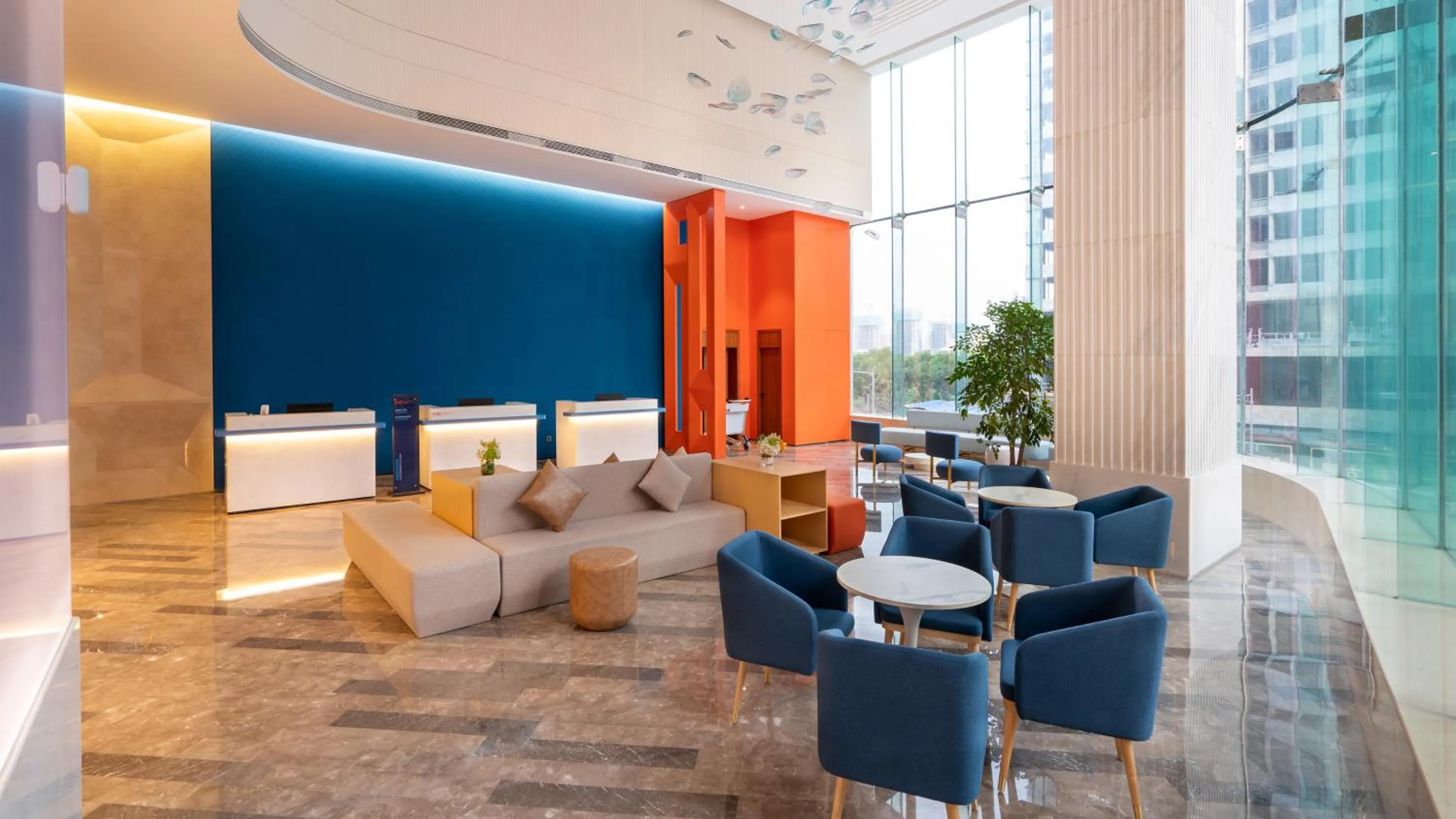 Lobby or reception in Holiday Inn Express Chengdu High-Tech Zone