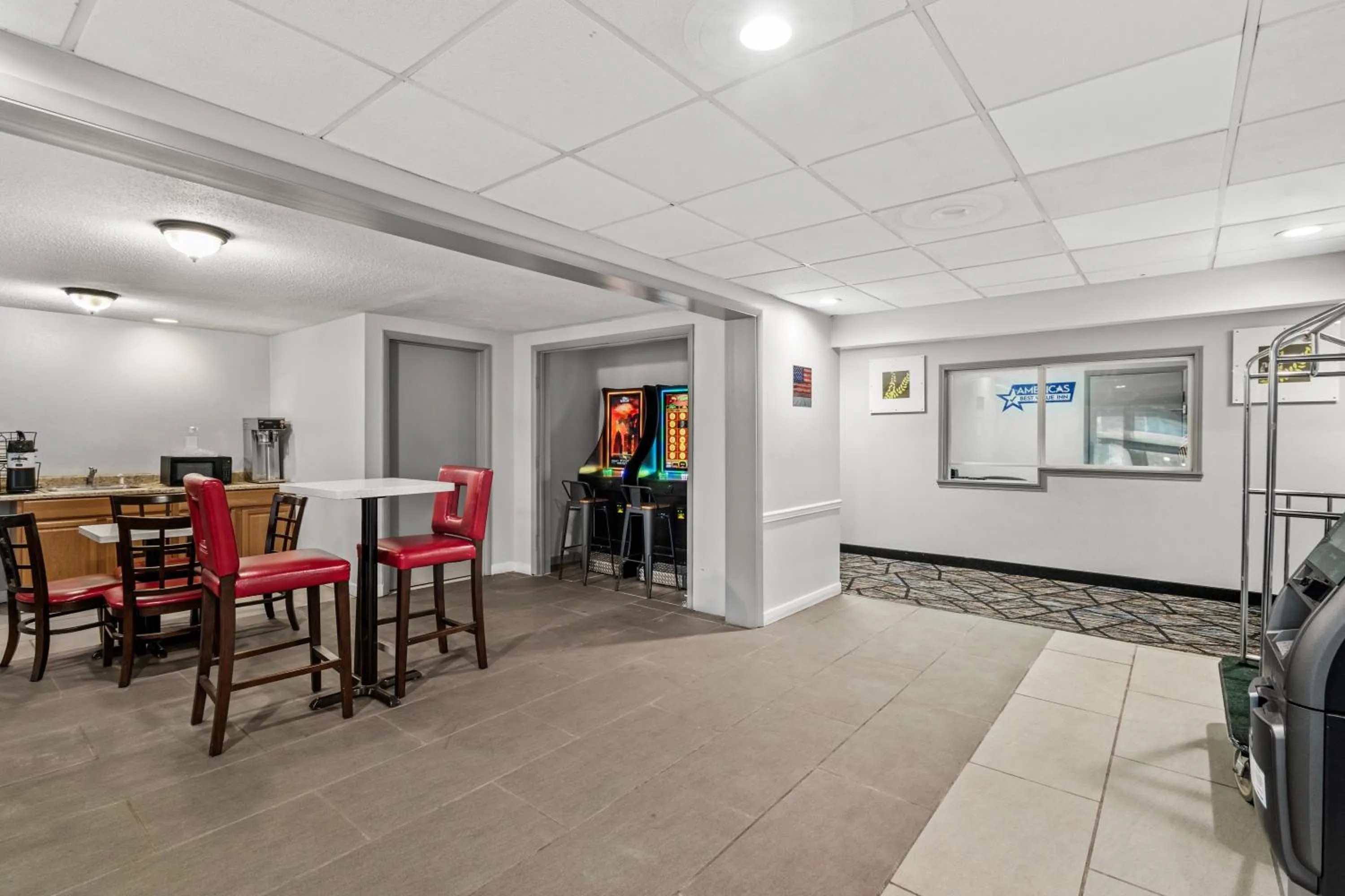 Game Room in Americas Best Value Inn Carlisle