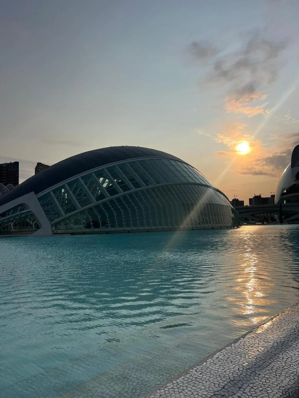 Sunset in Beach & Arts Hostel Valencia