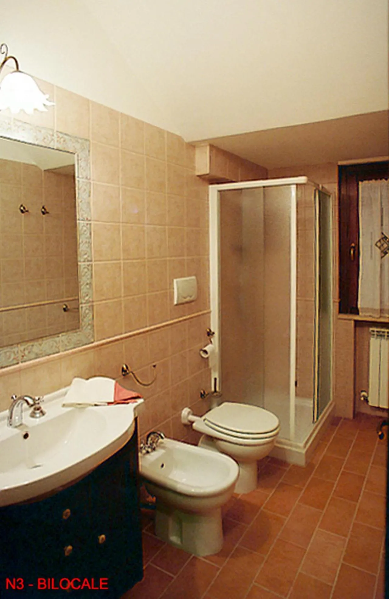 Shower in La casa di Carla