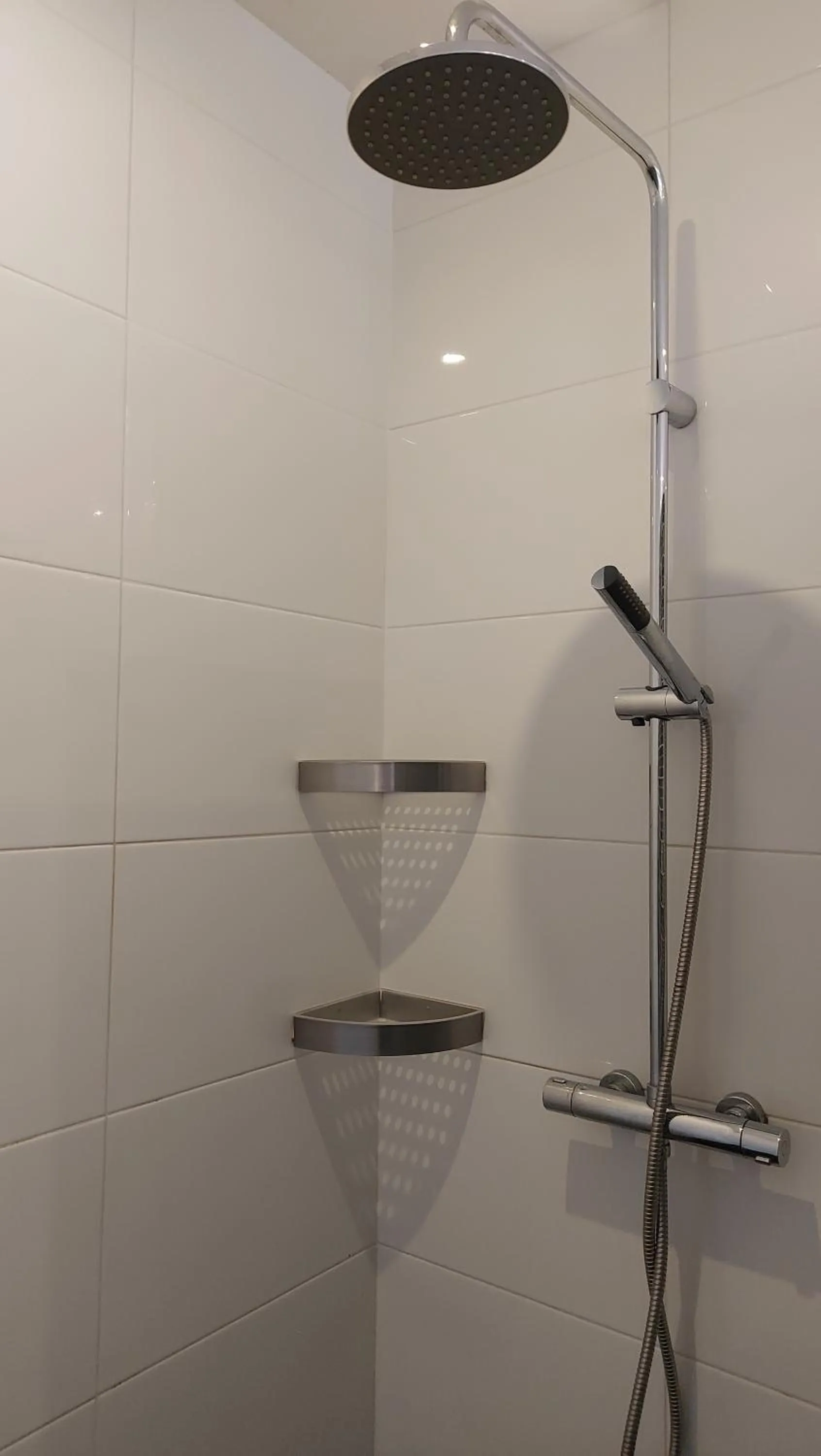 Shower in East Meets West Bed and Breakfast