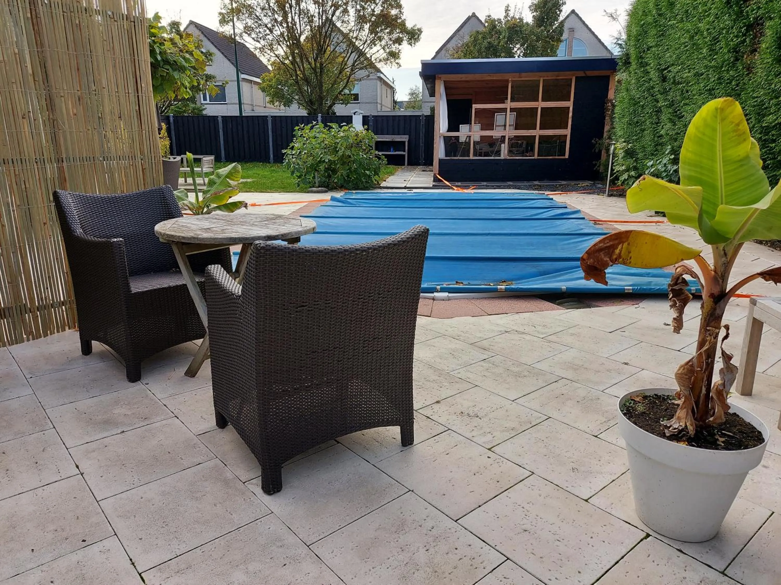 Patio in East Meets West Bed and Breakfast