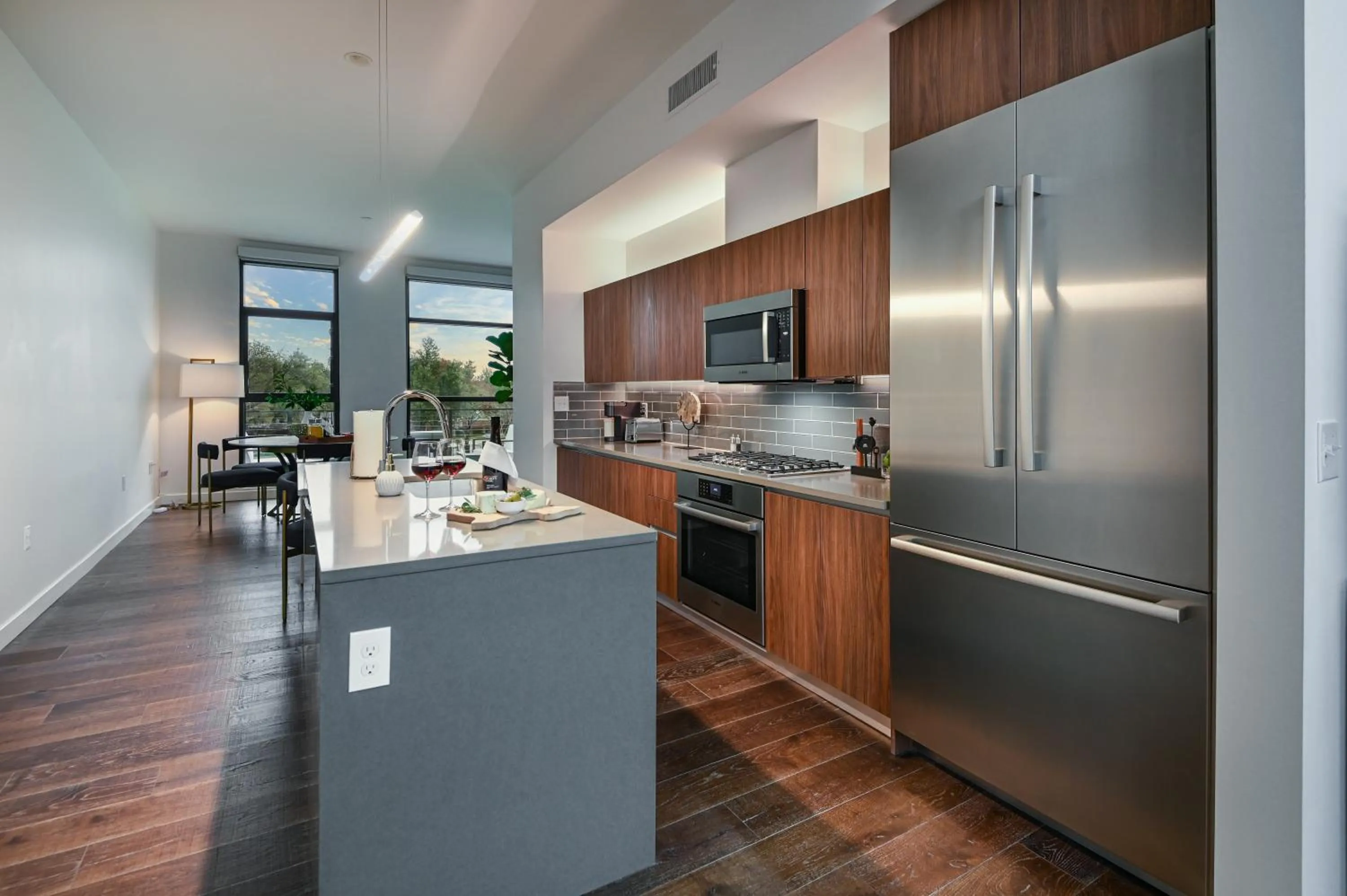 Kitchen or kitchenette in Drey Hotel