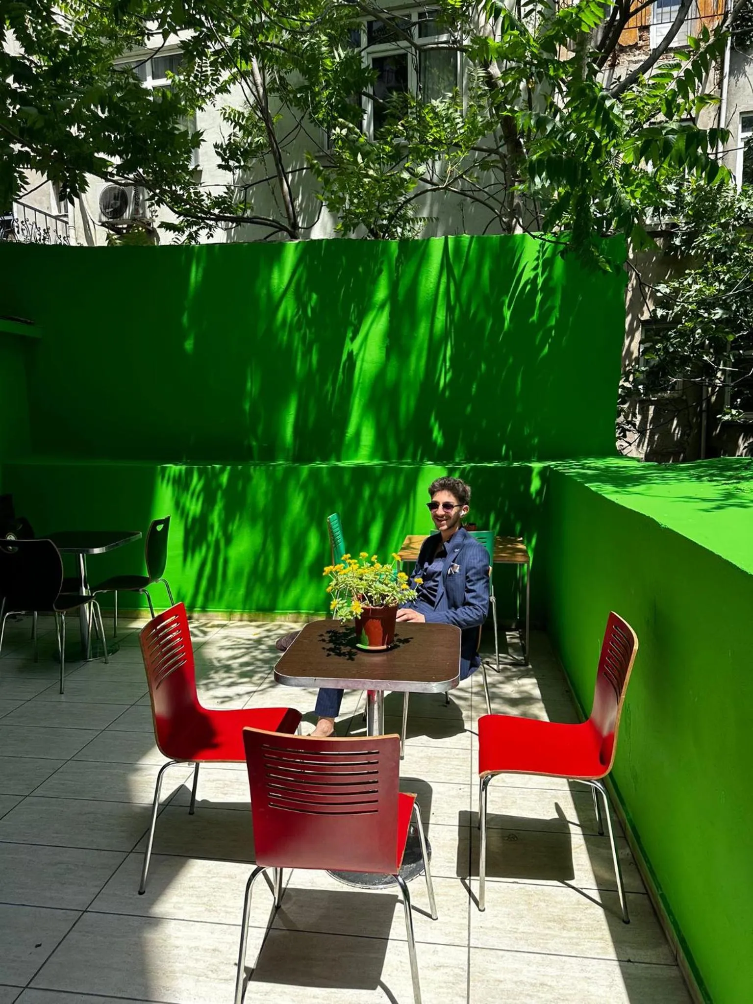 Patio in Istanbul Taksim Galata Tower King Suites and Hotel