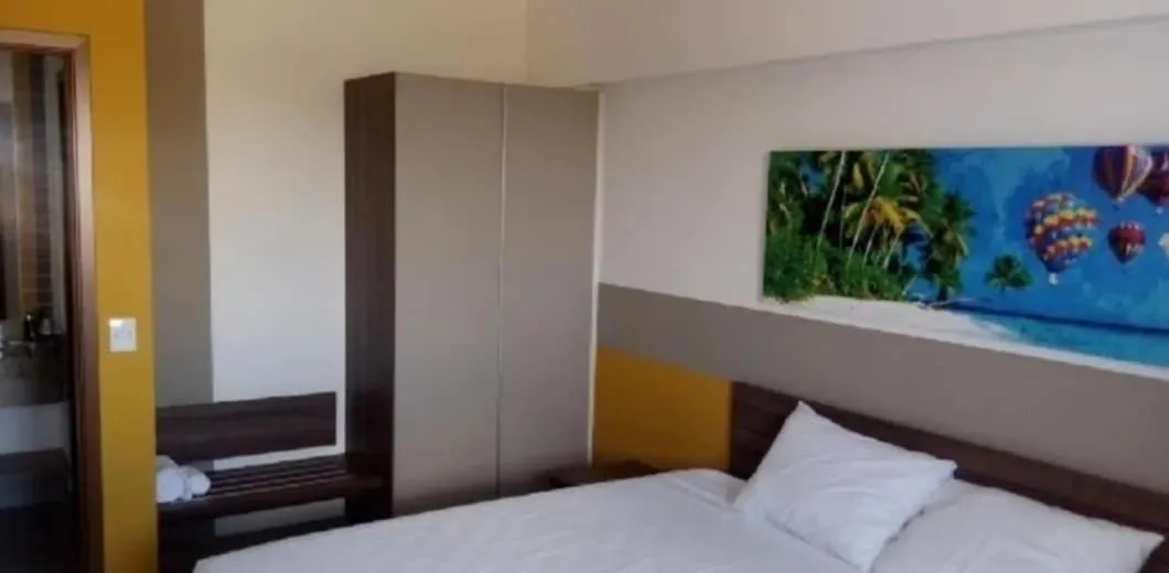 Bedroom, Bed in Olimpia Park Resort - Em frente à portaria do Thermas dos Laranjais