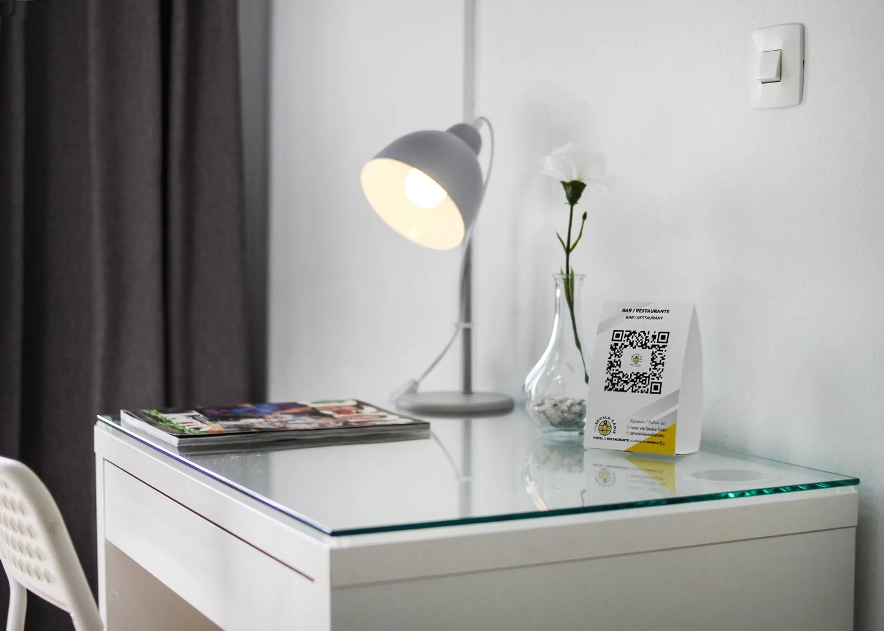 Bedroom in Hotel Restaurante Vía Sevilla - Cádiz by MA 22 Puntos