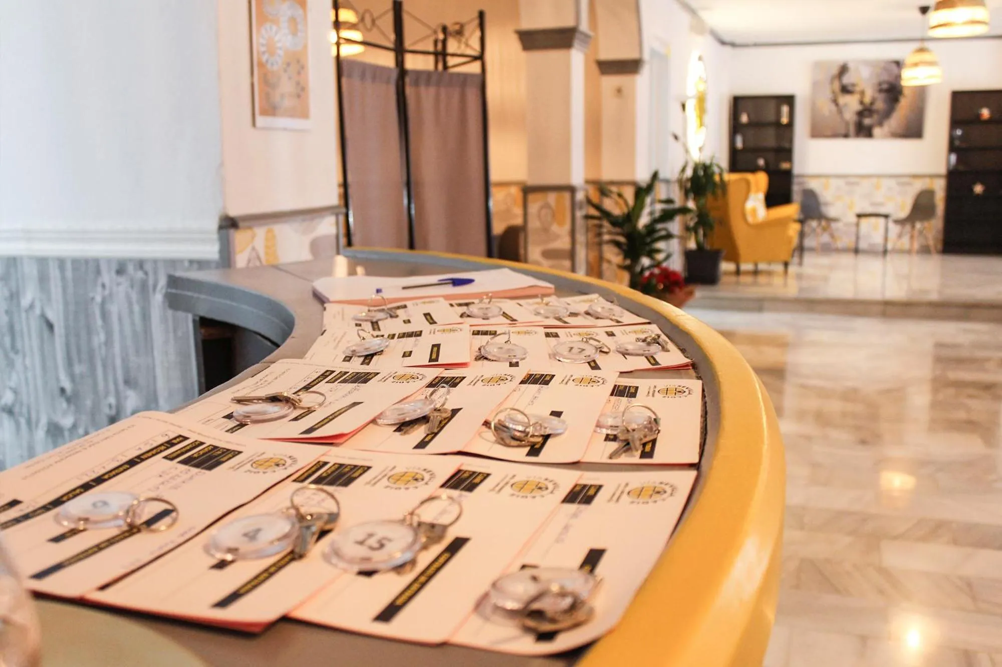 Lobby or reception in Hotel Restaurante Vía Sevilla - Cádiz by MA 22 Puntos