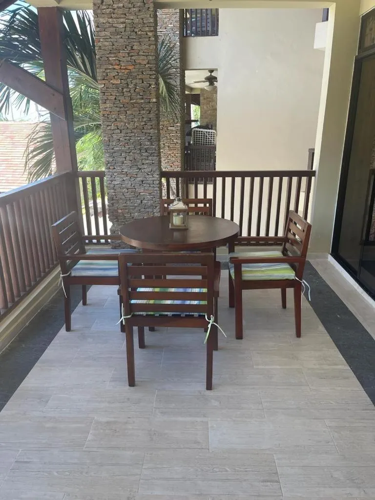 Las Terrenas beachfront 2 bedrooms condo with pool