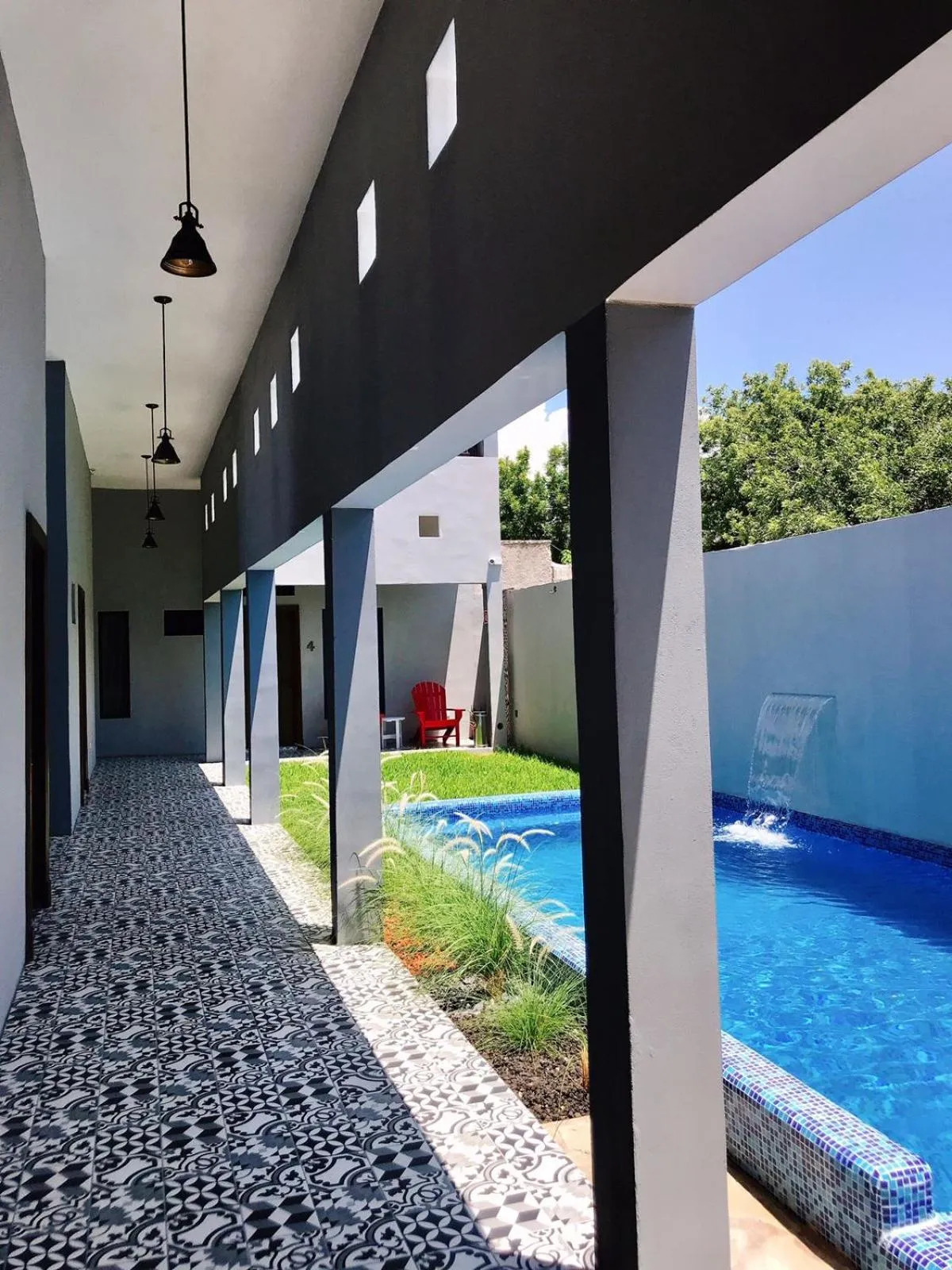 Pool view in Hotel Casa Nodin