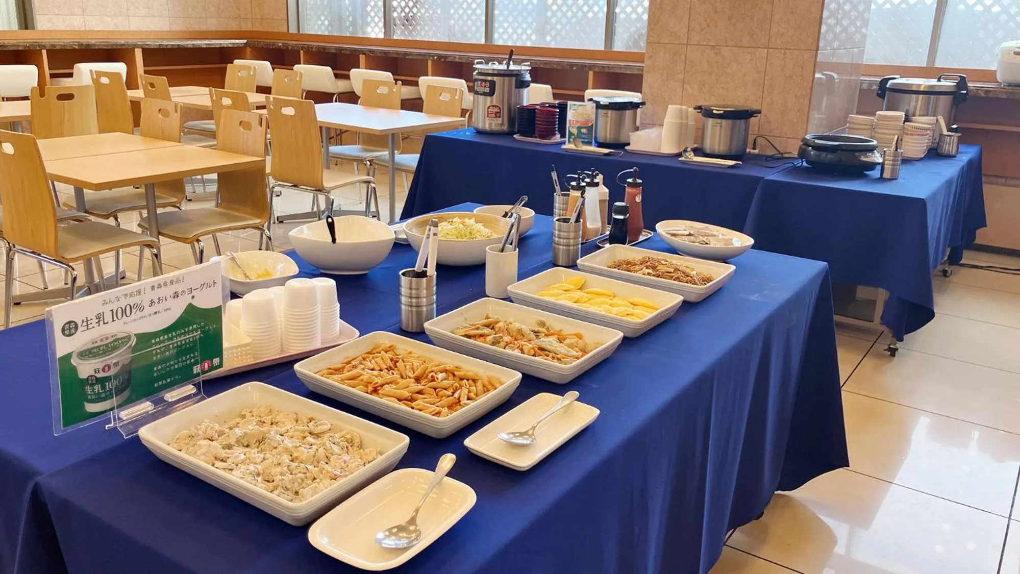 Buffet breakfast in Toyoko Inn Hirosaki Ekimae